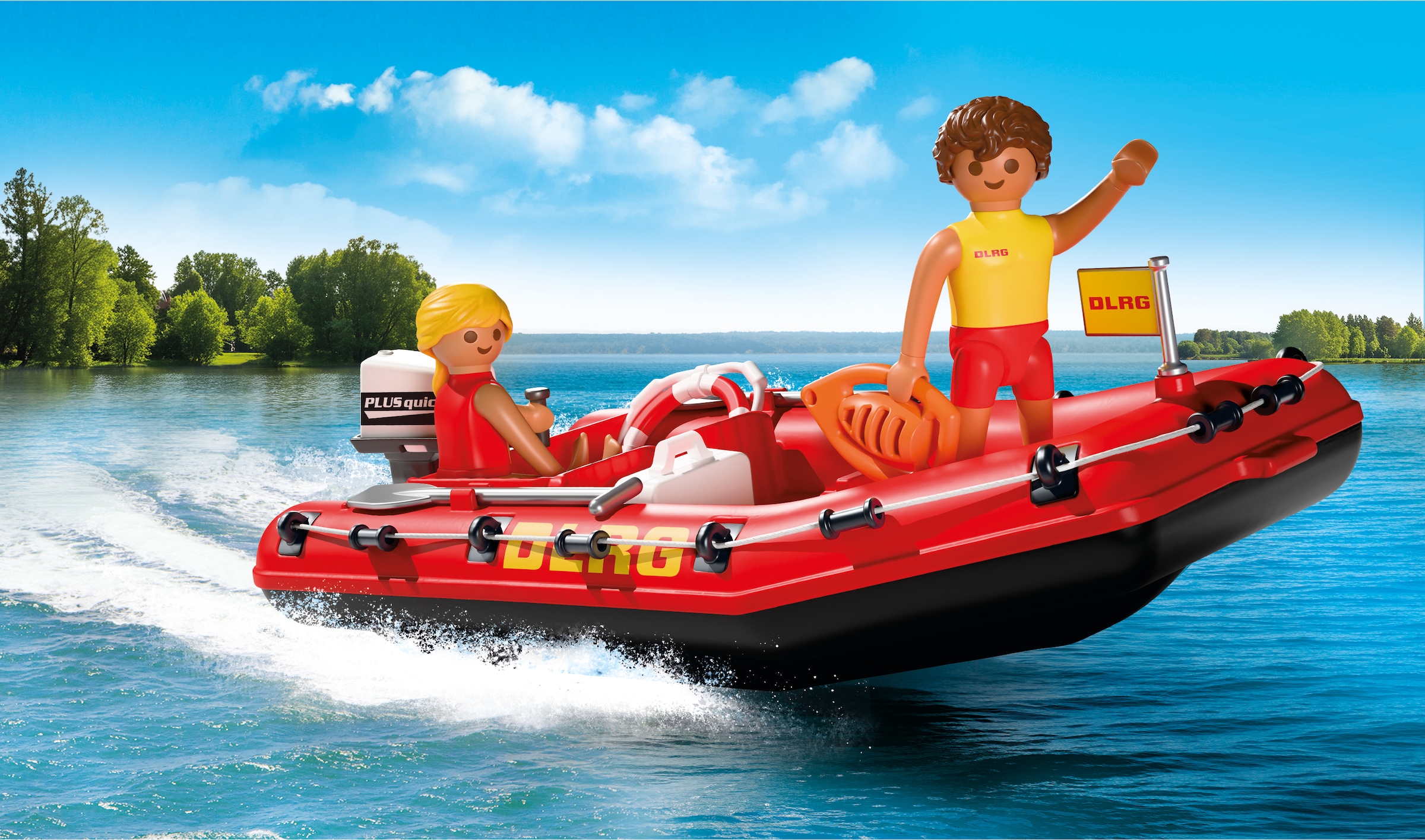 Playmobil® Konstruktions-Spielset »Rettungsboot (72280), My Life« Made in Germany
