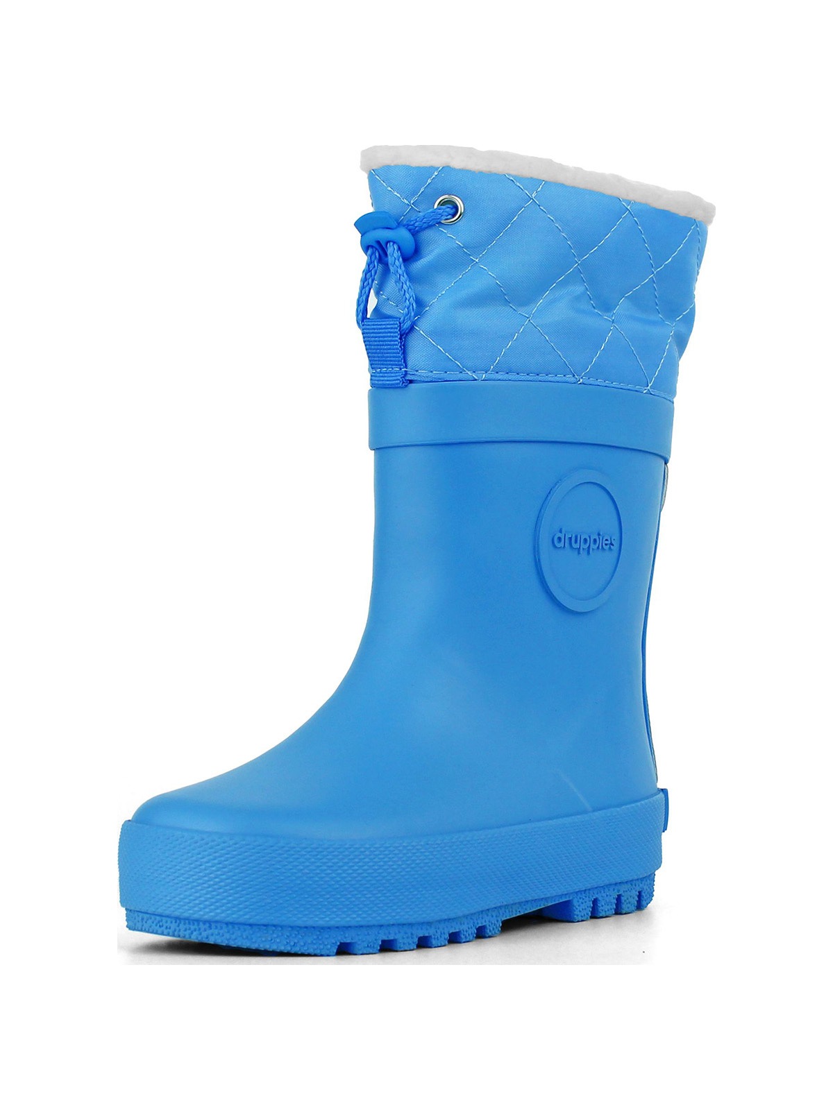 Winterstiefel DRUPPIES "Kinder-Winterstiefel" Gr. 33, blau, 33, Obermaterial: 100% Naturkautschuk NaRubber., Schuhe, Winterstiefel