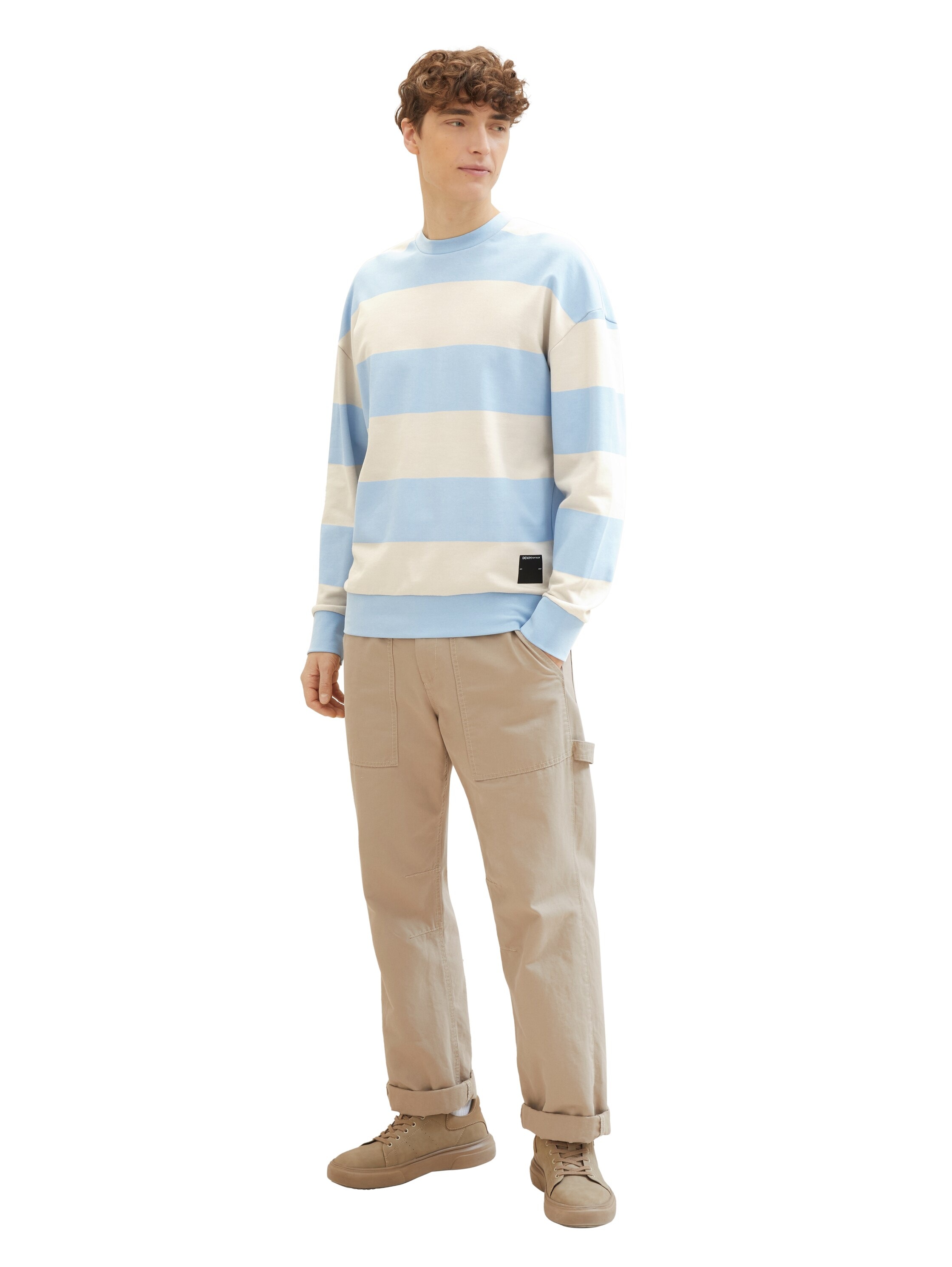 TOM TAILOR Denim Sweatshirt, mit Colorblocking