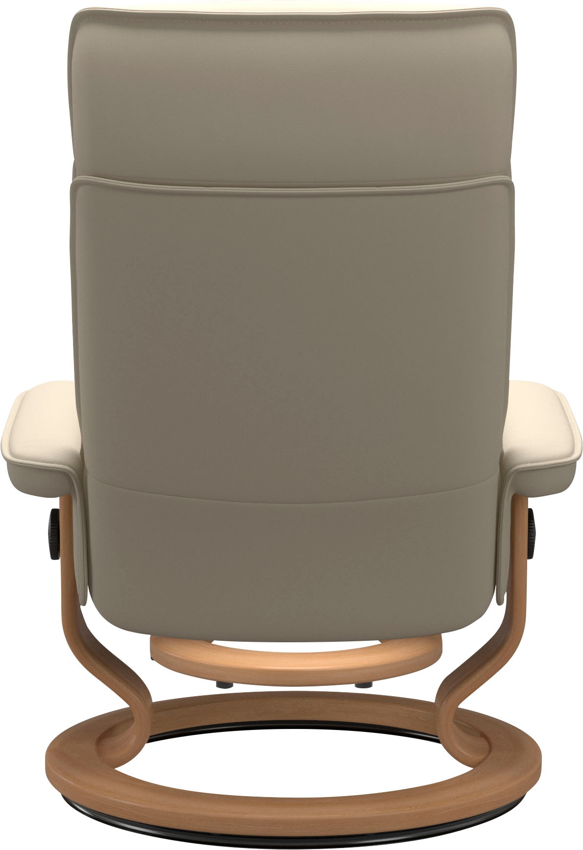Stressless® Relaxsessel »Admiral«, (Set, Relaxsessel inkl. Hocker), mit Classic Base, Größe M & L, Gestell Eiche