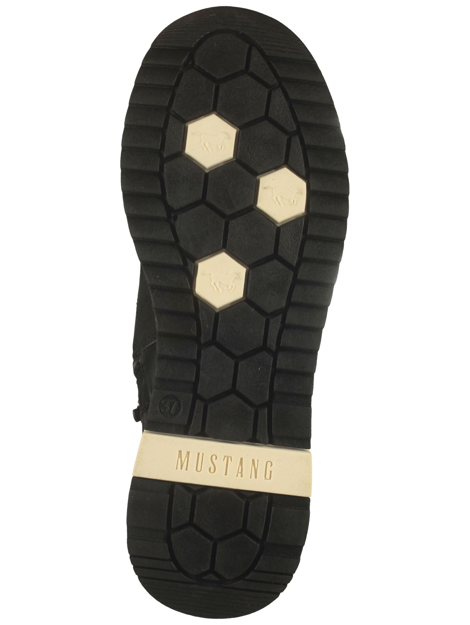 Mustang Shoes Schnürstiefelette »Mustang Shoes Stiefelette Lederimitat/Textil«