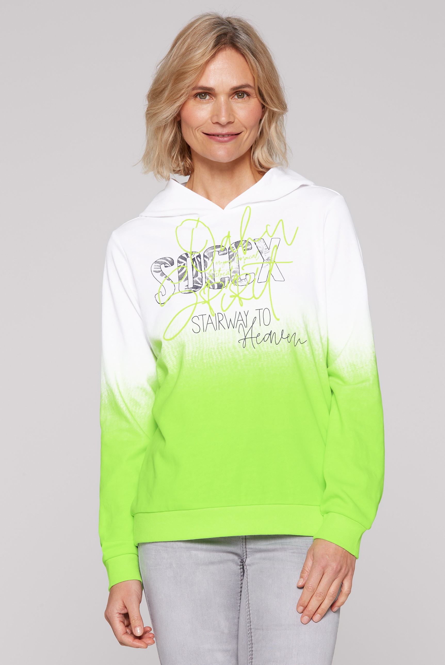 SOCCX Kapuzensweatshirt, mit Farbverlauf günstig online kaufen