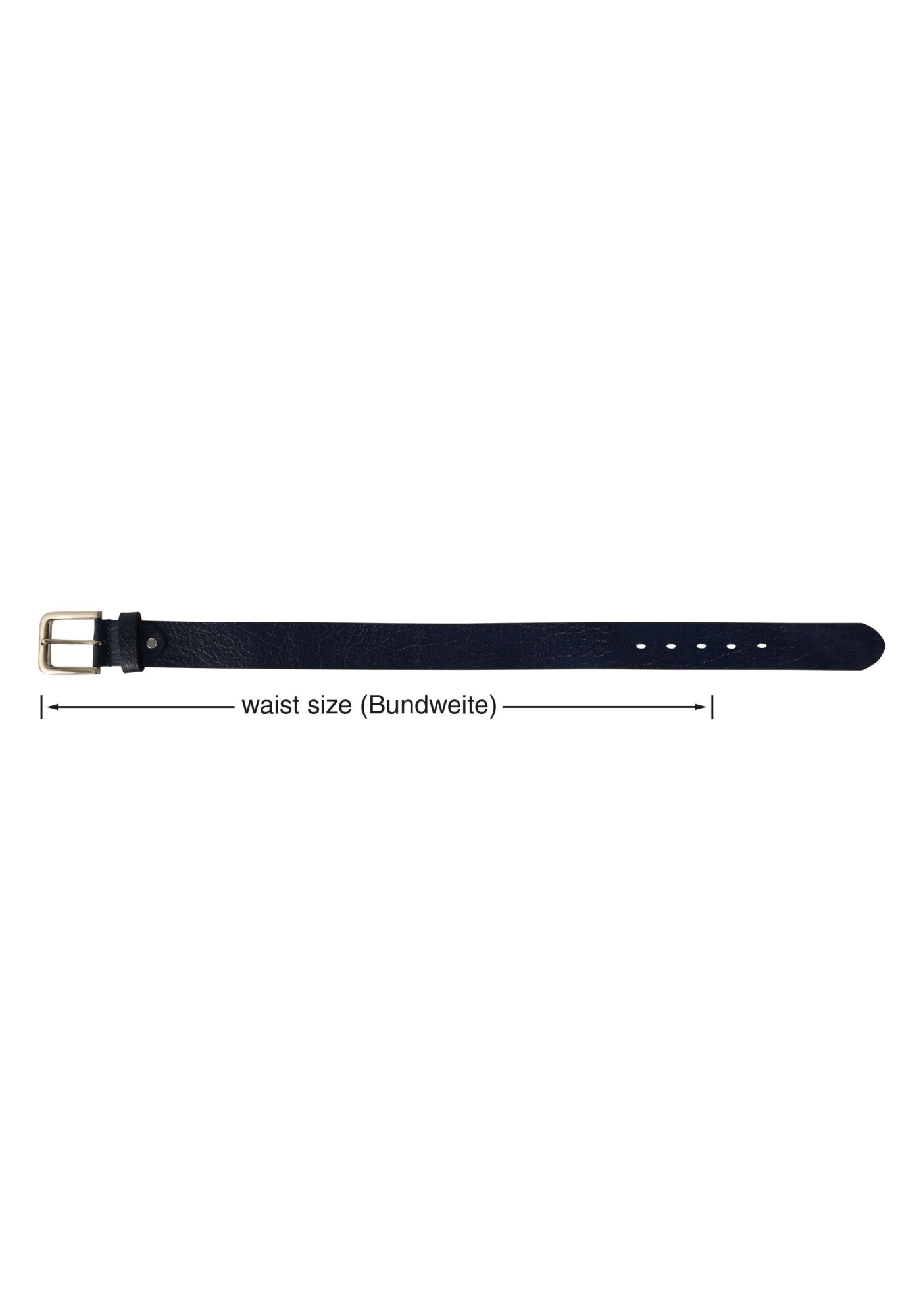 Leonardo Verrelli Ledergürtel »Echt Leder, dkl. blau, 2. Wahl , 90 cm - 140 cm (Bundweite)«