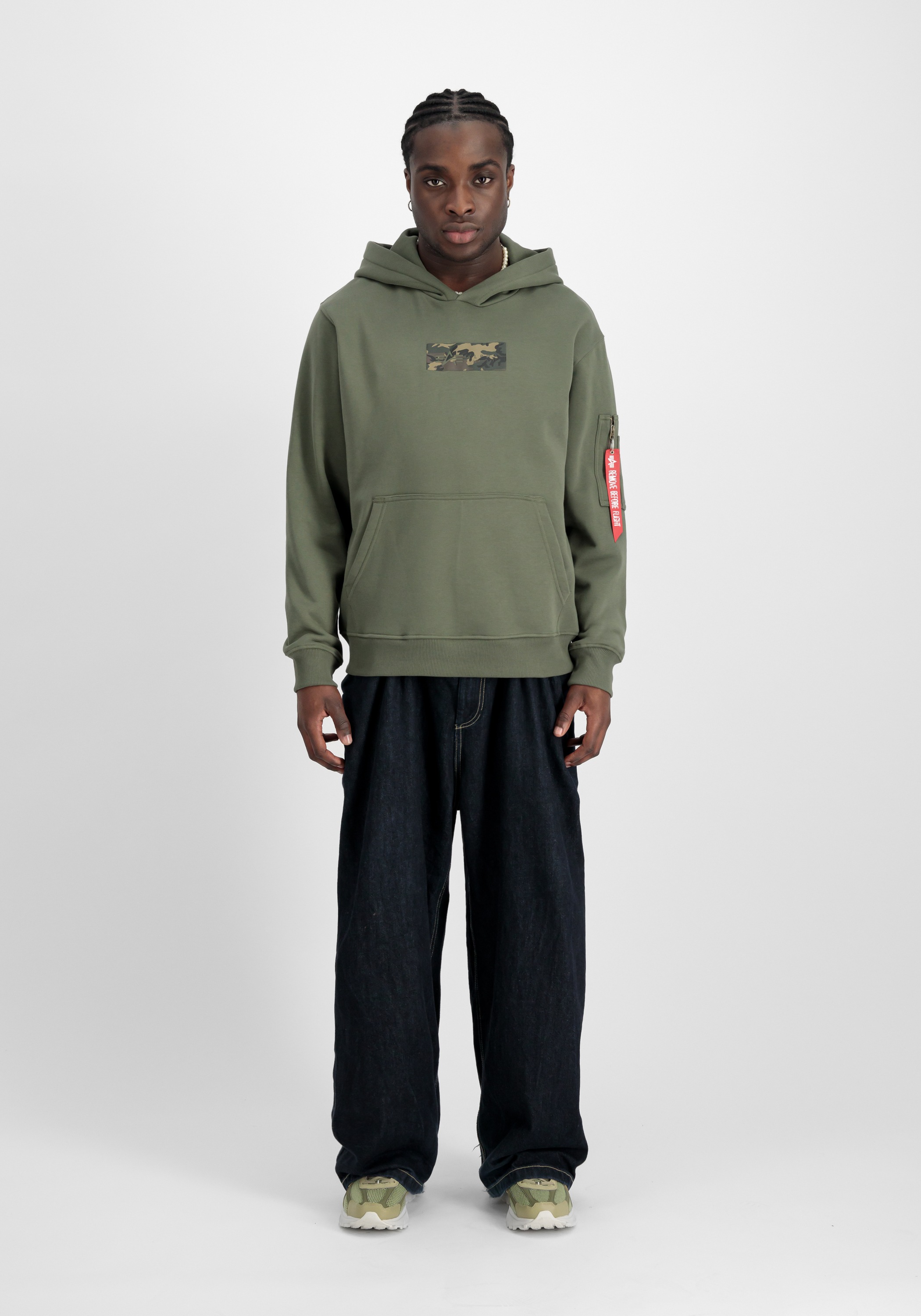 Thumbnail - Alpha Industries Hoodie "Camo Panel Hoodie"