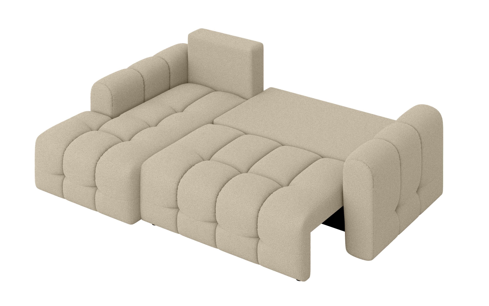 INOSIGN Ecksofa »Manilla, wahlweise mit Bettfunktion, B/T/H 265/170/91 cm«, L-Form mit Recamiere rechts/links bestellbar, Wellenunterfederung