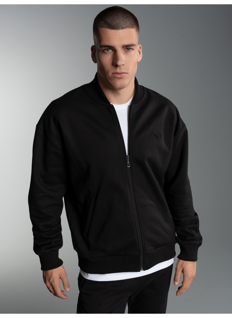 Trigema Sweatjacke "TRIGEMA Collegejacke in weicher Sweat-Qualität", 1 Stk. günstig online kaufen
