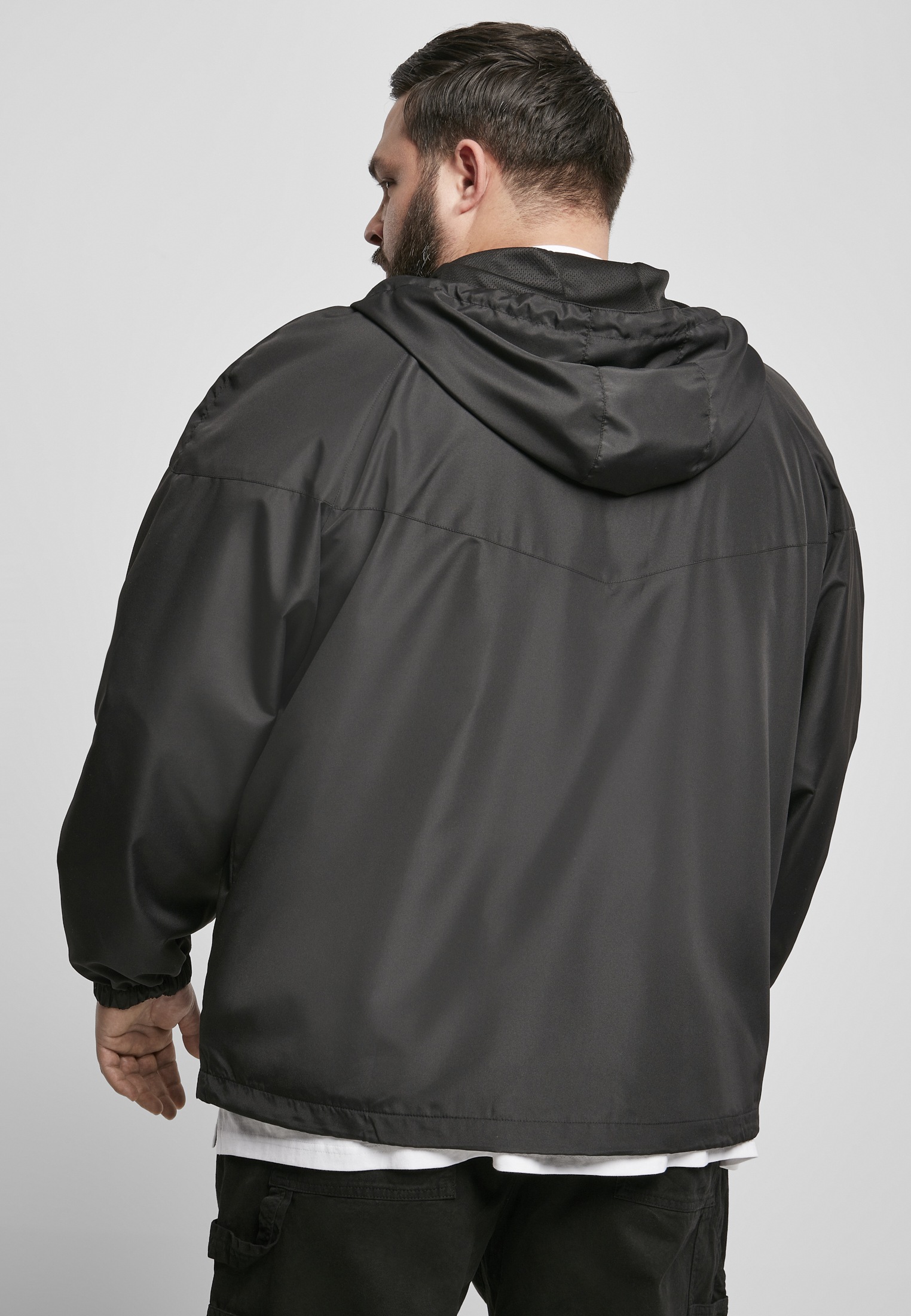 URBAN CLASSICS Allwetterjacke »Urban Classics Herren Recycled Windrunner«, (1 St.), mit Kapuze