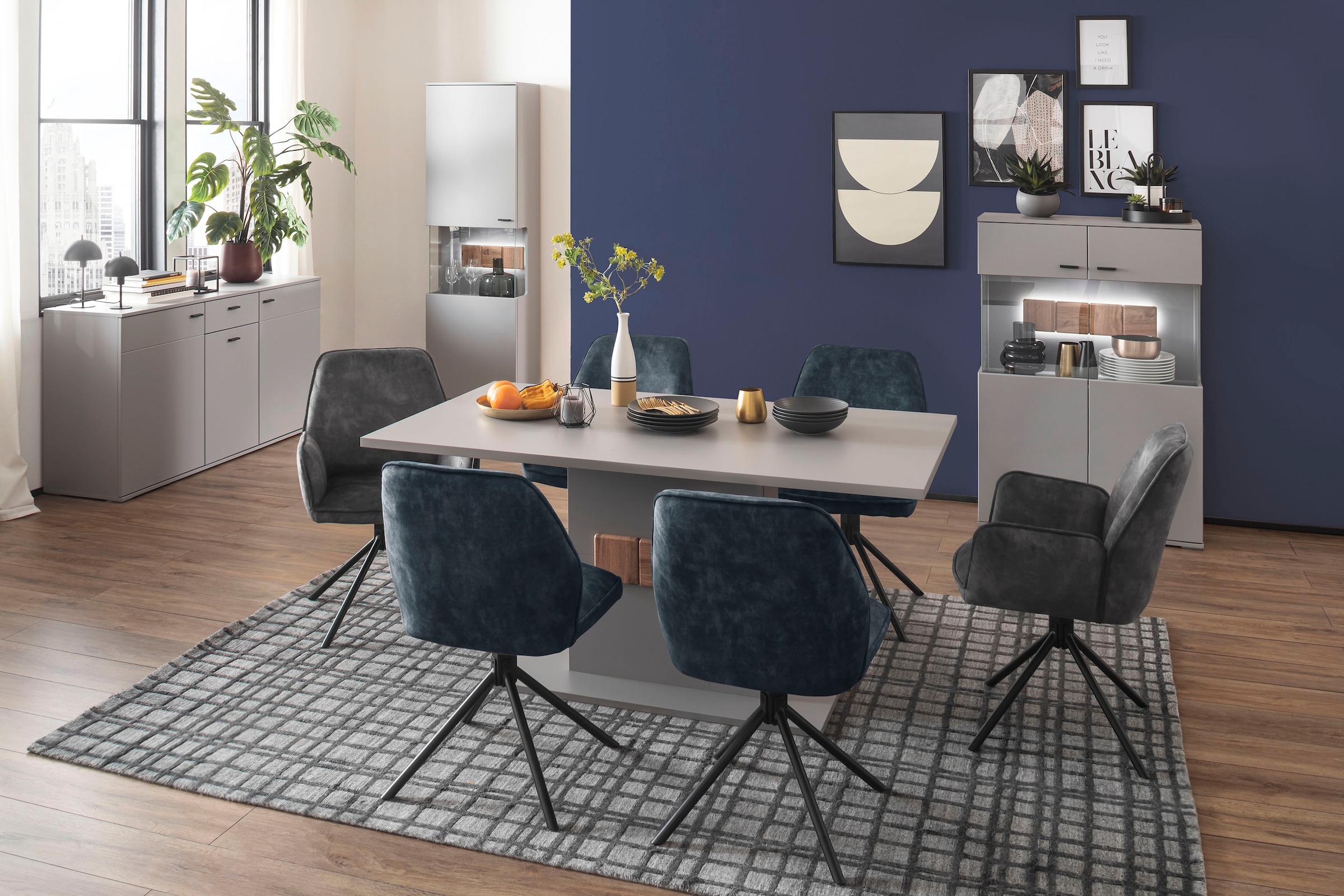 MCA furniture Esstisch »Zadar«, Arktis Grau, Tisch 160 cm breit FSC  Zertifiziert bestellen | BAUR