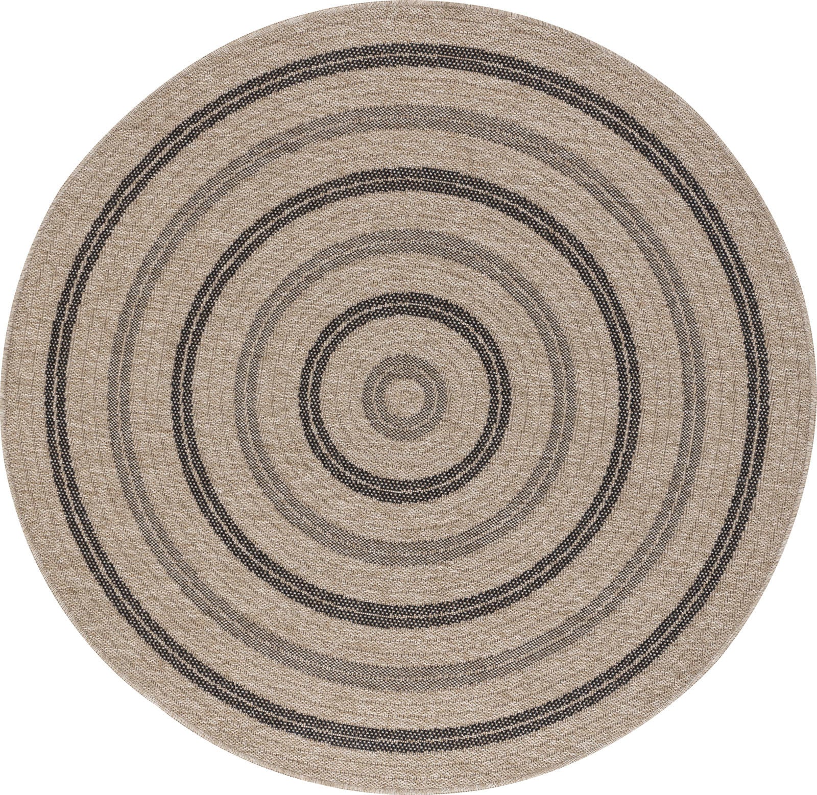 Livabliss Teppich "RYE" rund 8 mm Höhe Teppich In- /Outdoor Boho Jute-Optik günstig online kaufen