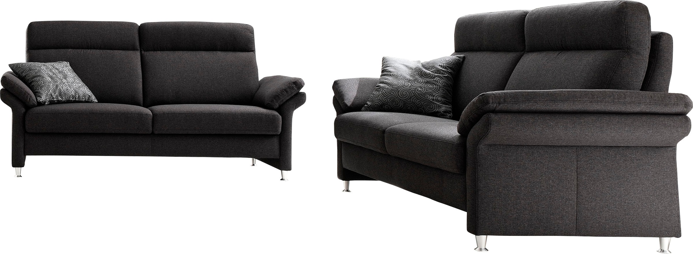 Home affaire Polstergarnitur »Mailand«, Set: 3-Sitzer, 2-Sitzer und Sessel, wahlweise mit Move-Funktion