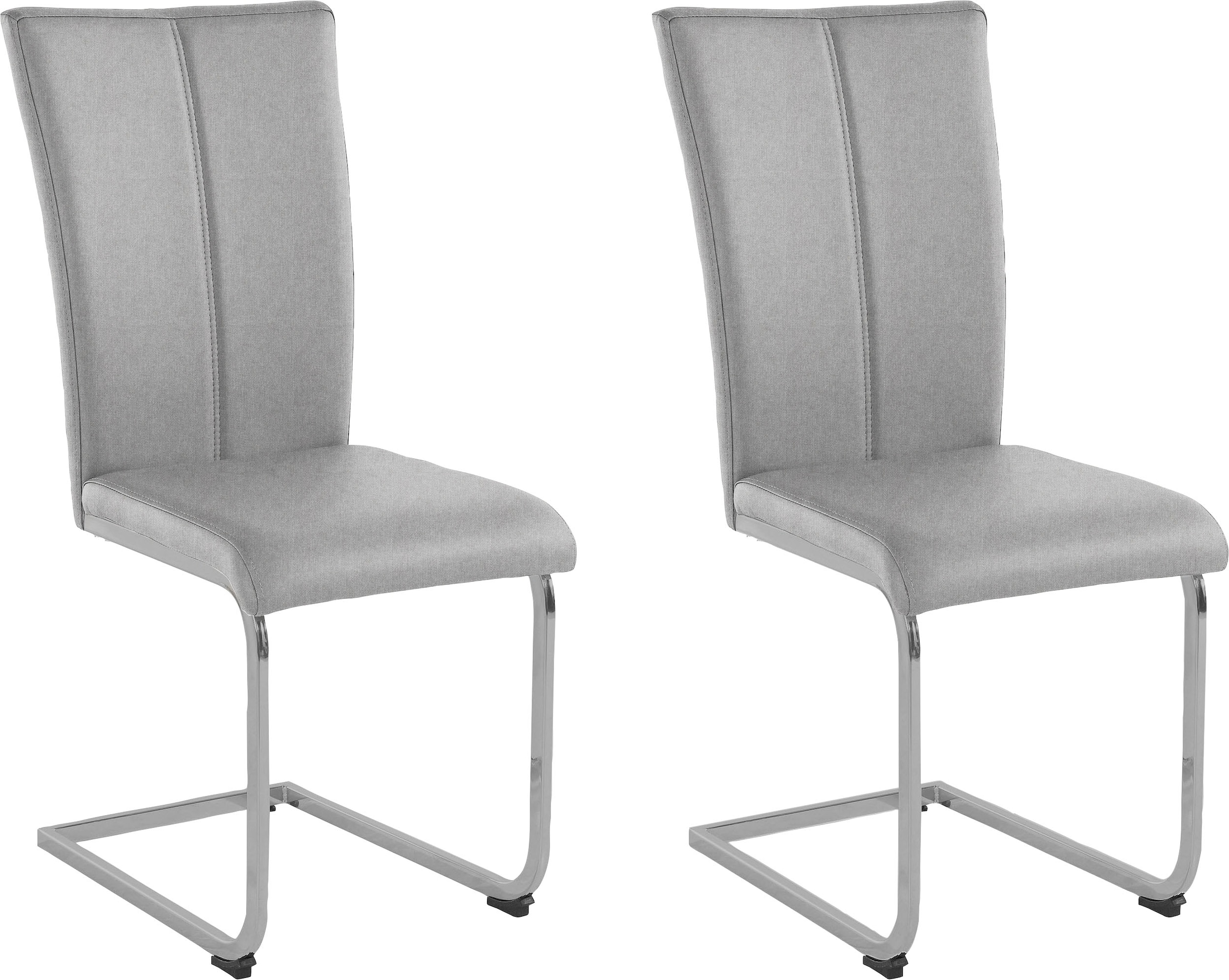 Home affaire Freischwinger "Alex" (Set) 2 Stk. Struktur 1 Stuhl belastbar b günstig online kaufen
