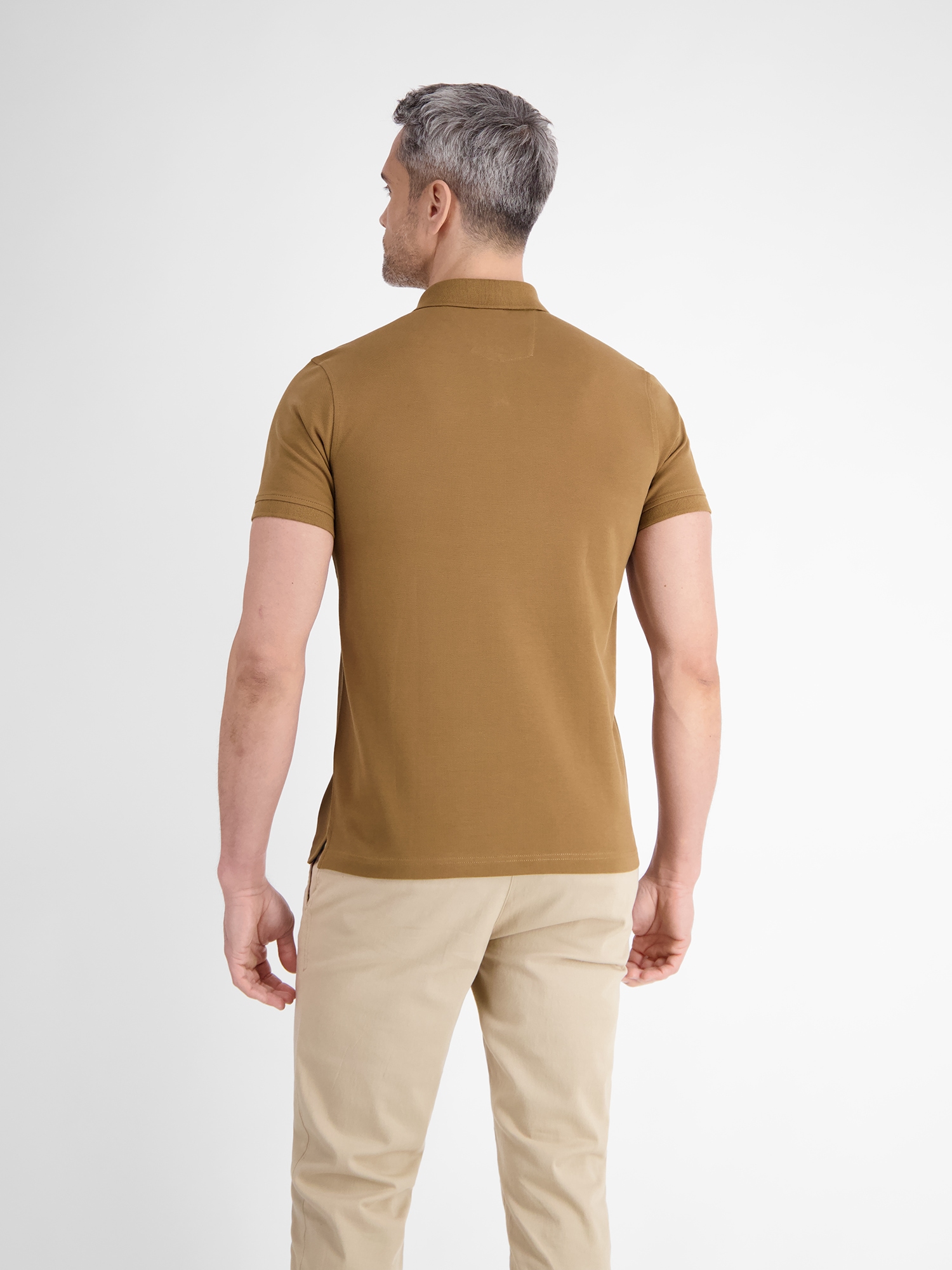 LERROS Poloshirt »LERROS Basic Poloshirt für Herren, unifarben«