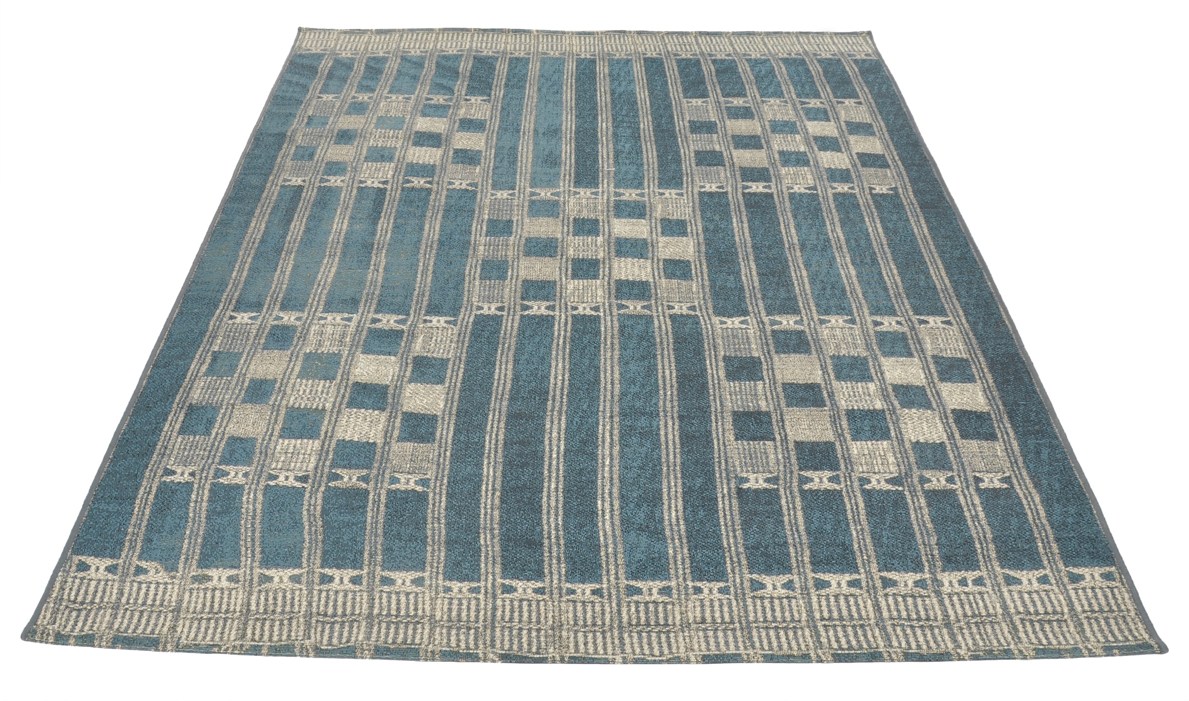 Gino Falcone Teppich »Outdoor-Africa 39« rechteckig 5 mm Höhe Flachgewebe, In- und Outdoor geeignet, Wohnzimmer