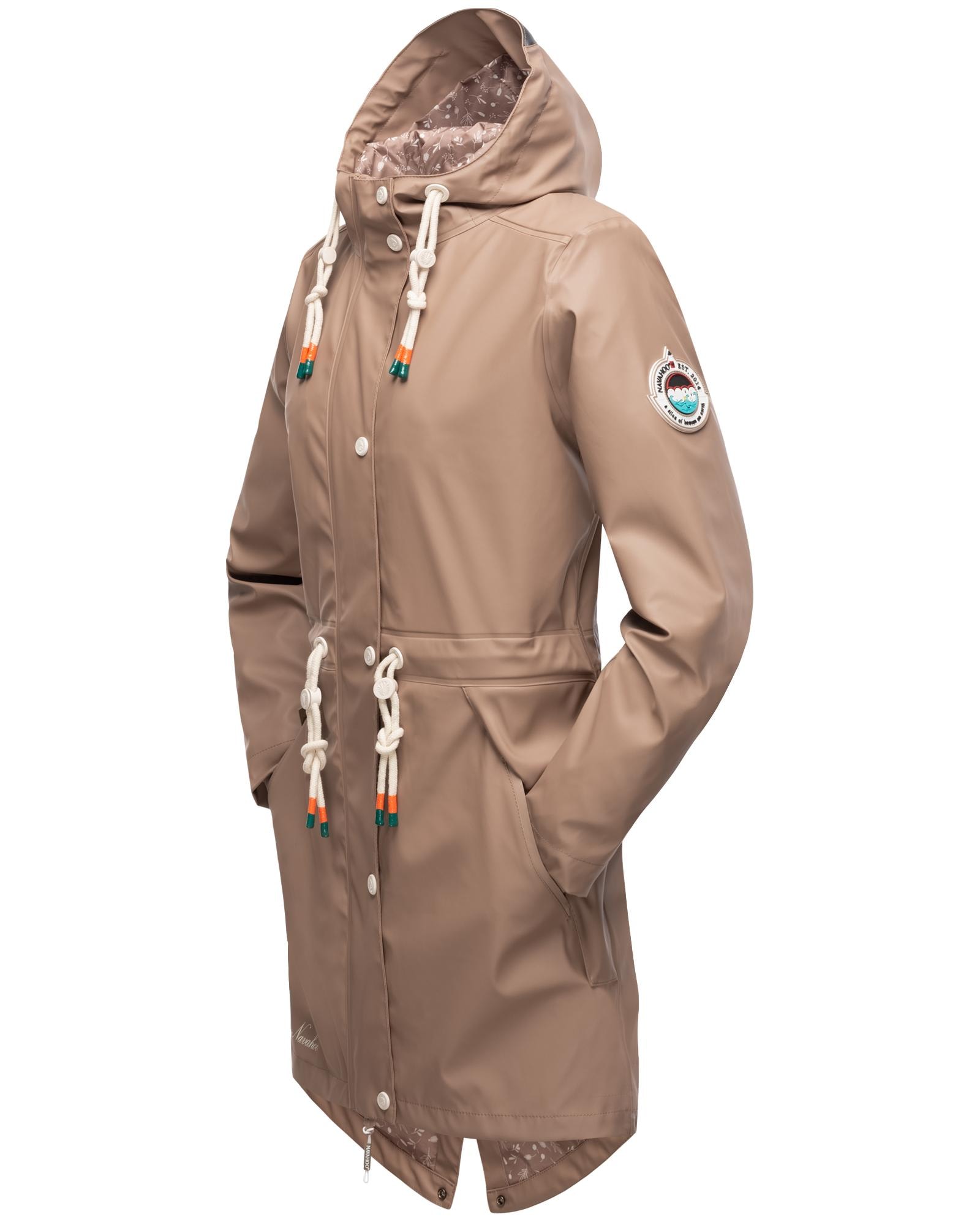 Navahoo Regenjacke »Tropical Stormoo«, mit Kapuze, Wasserdichter Damen Outdoor Regenmantel