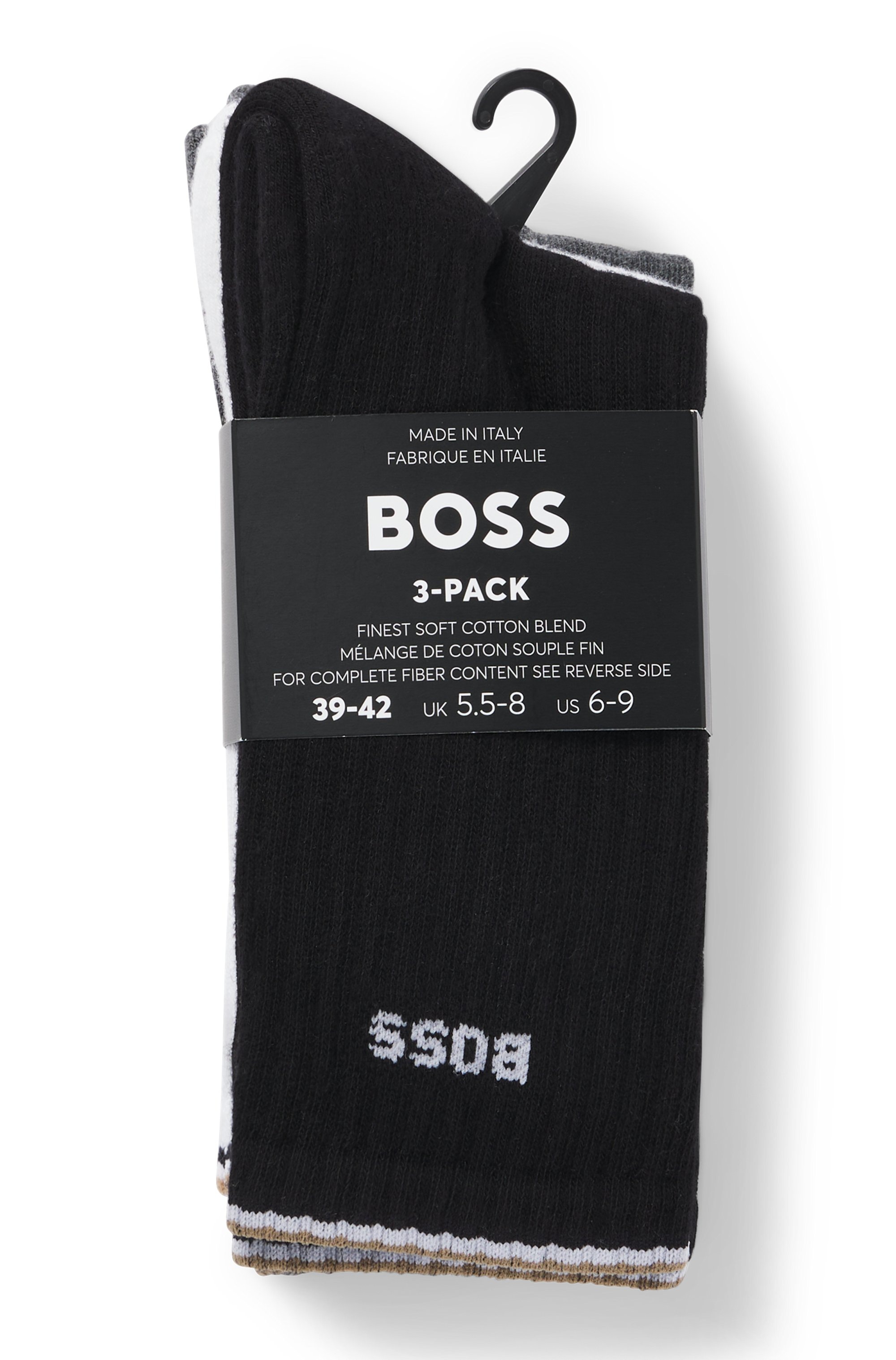 BOSS Socken "Rib Stripe" 3 Paar tlg. günstig online kaufen