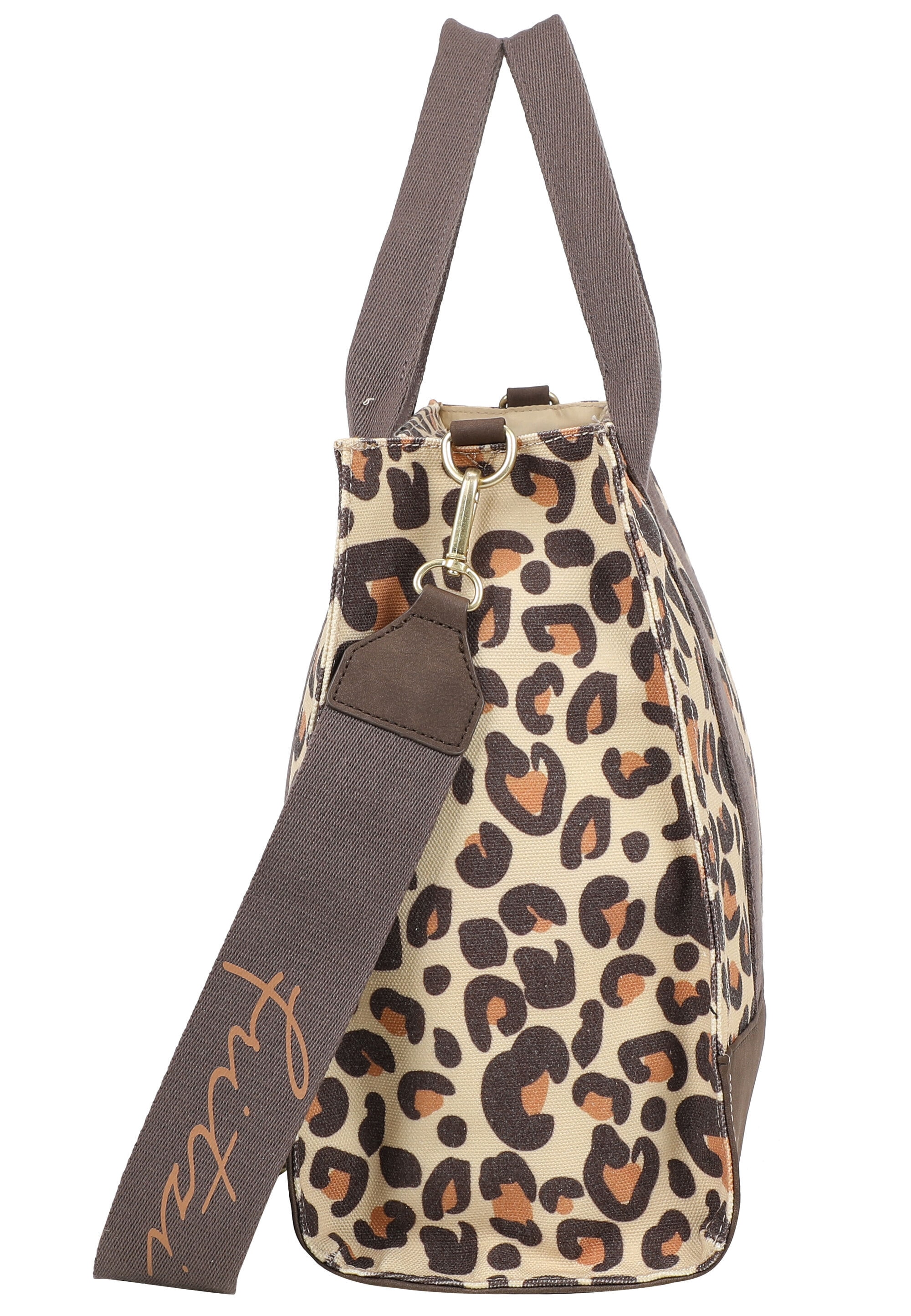 Fritzi aus Preußen »Canvas Tote Bag Limited Leo Camel« mit Leomuster