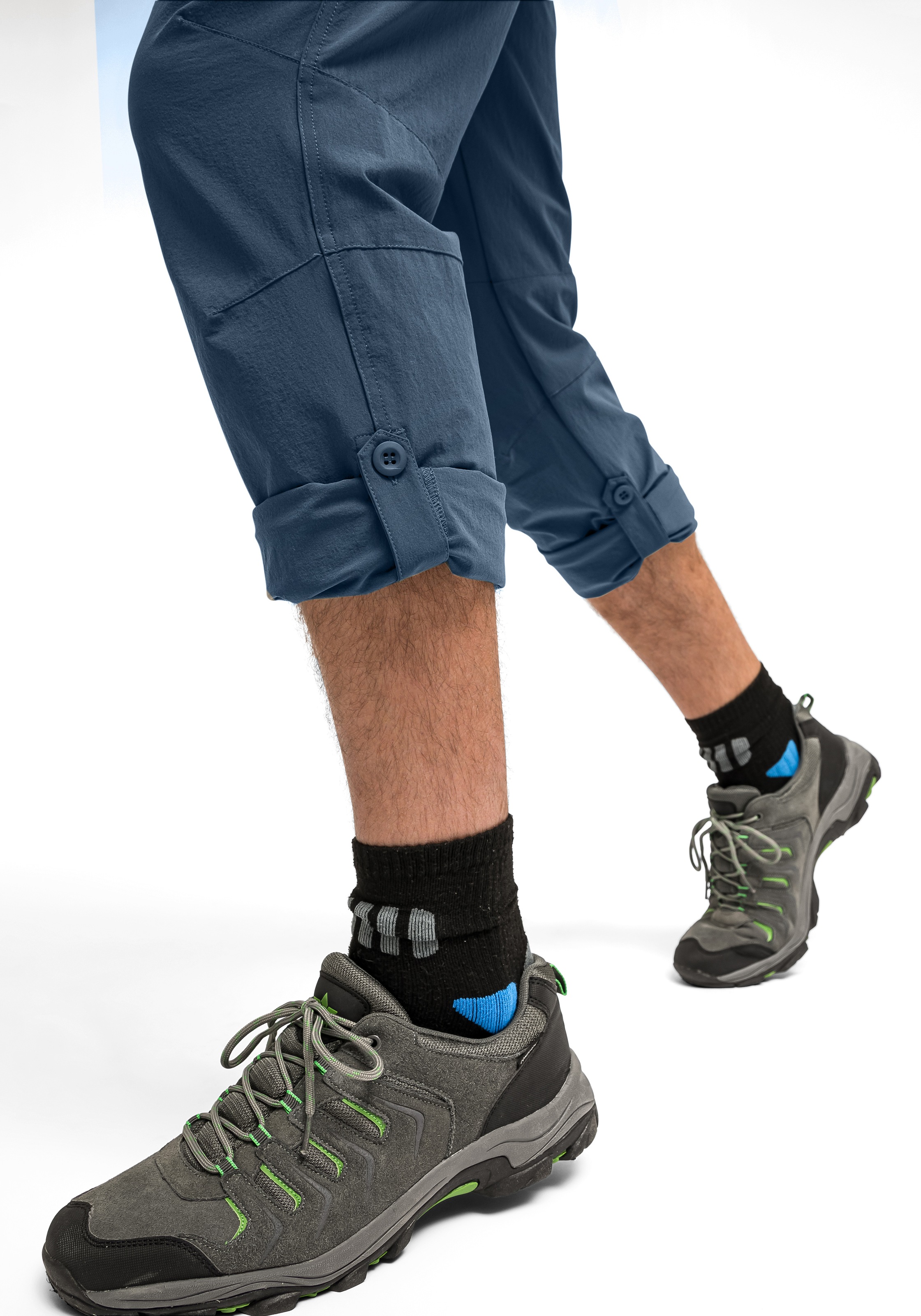 Maier Sports Funktionshose »Nil«, Herren Wanderhose, atmungsaktive Outdoor-Hose mit Roll up Funktion