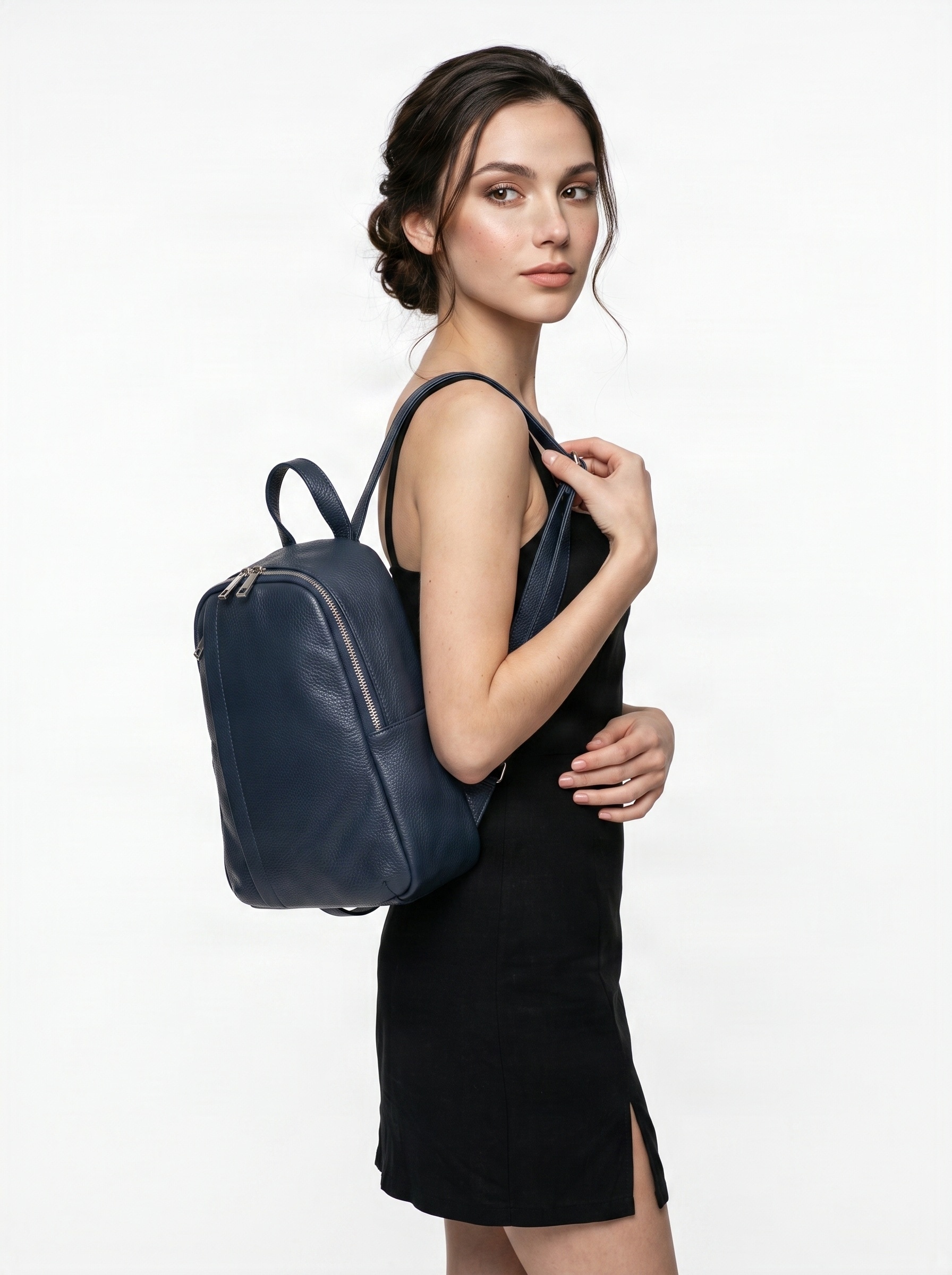 Samantha Look Cityrucksack »SAMANTHA LOOK Damen Echt Leder, Made in Italy« Echt Leder, Made in Italy
