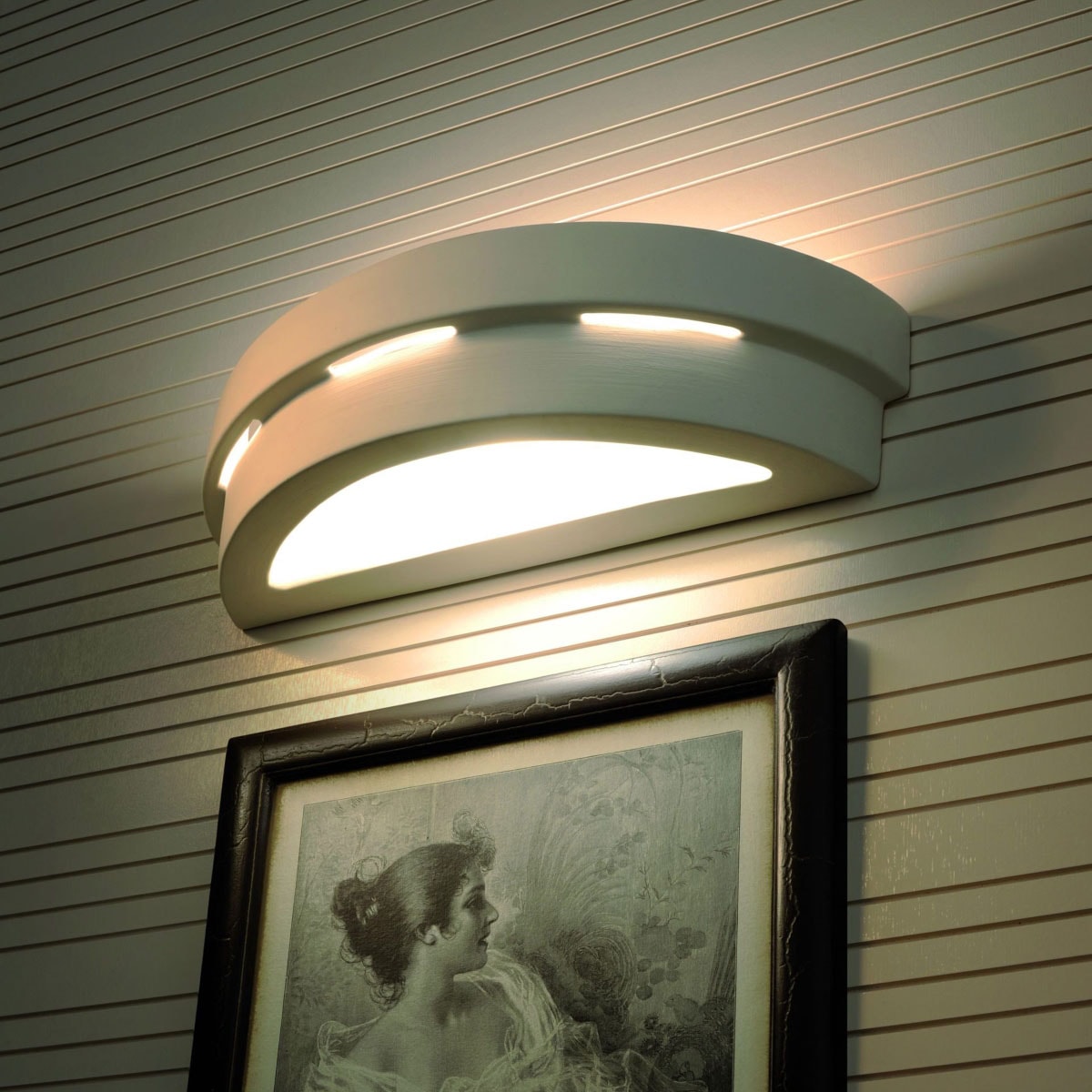 SOLLUX lighting Wandleuchte »HELIOS«, 1 flammig, Leuchtmittel E27 | ohne Leuchtmittel, Das Oberteil scheint