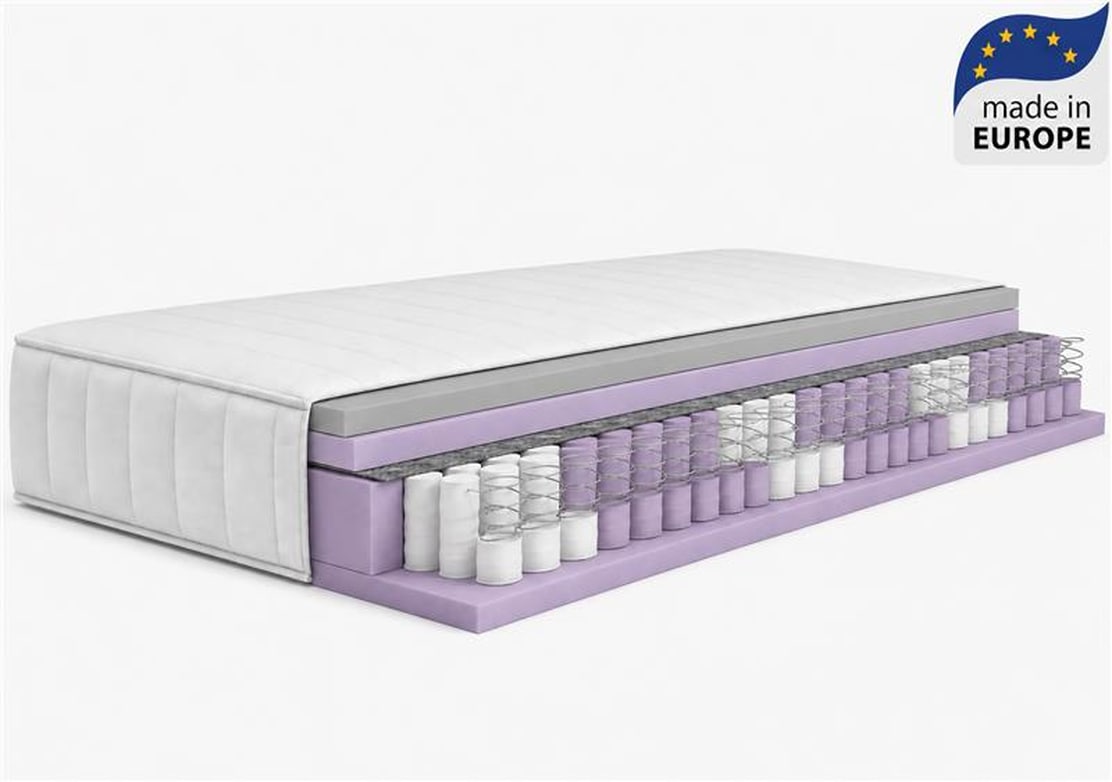OTTO home Taschenfederkernmatratze "NEUHEIT: Torne Premium 25, 7 Zonen Matratze in 90x200 cm, 140x200 cm" 25 cm hoch Raumgewicht: 28 kg/m³ 400 Federn 1 Stk. tlg. Matratze H2/H3/H4, integrierter Topper, 400 Federn (bei 100x200 cm)