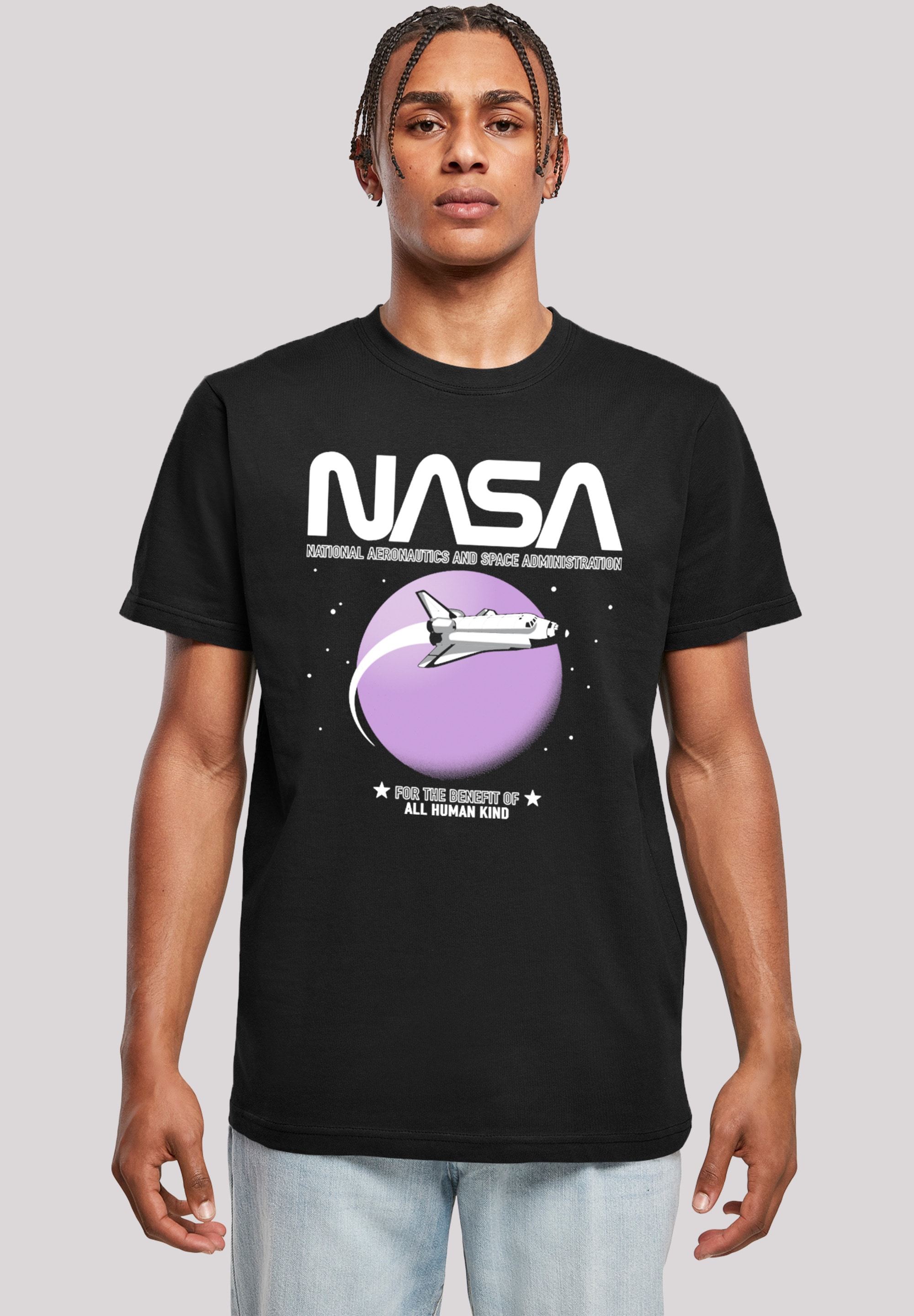 F4NT4STIC T-Shirt "NASA Shuttle Orbit", Herren,Premium Merch,Regular-Fit,Ba günstig online kaufen