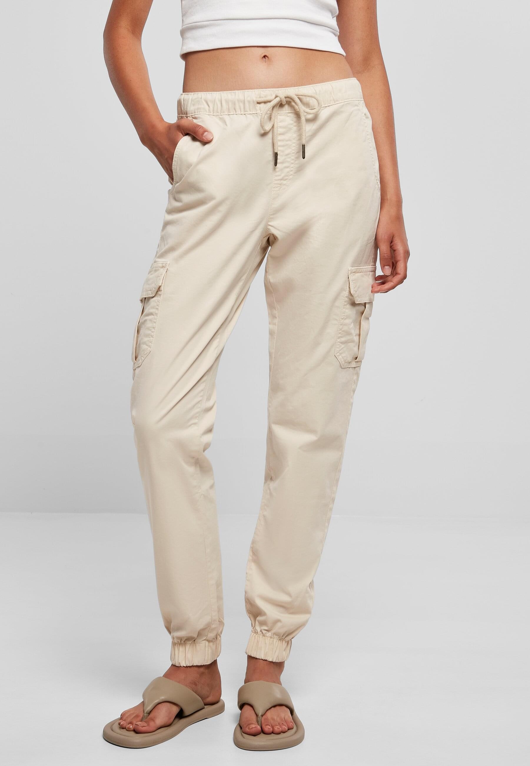 URBAN CLASSICS Cargohose »Urban Classics Damen Ladies High Waist Cargo Jogging Pants«, (1 tlg.)