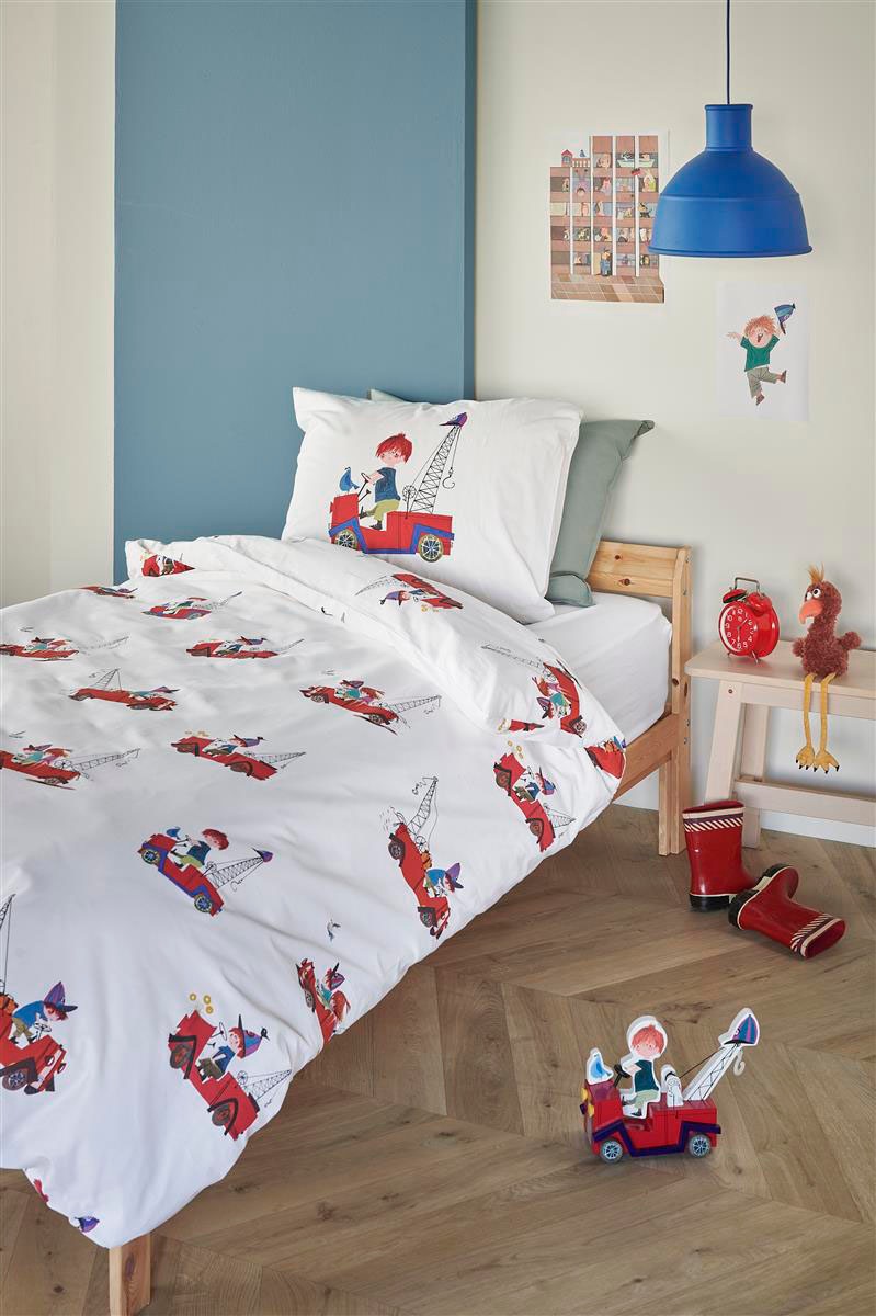 Beddinghouse x Fiep Amsterdam Kinderbettwäsche »Kranwagen«