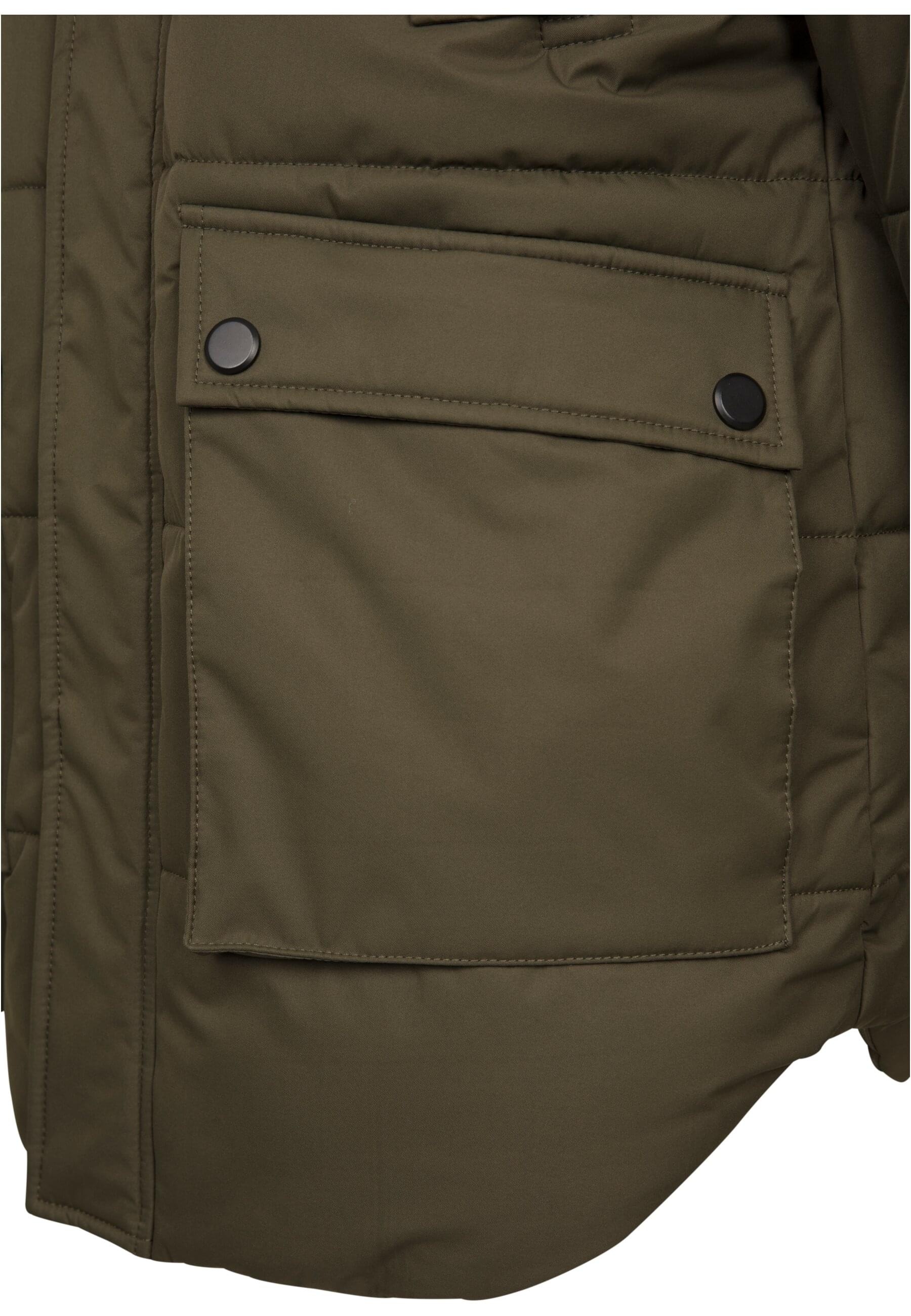 URBAN CLASSICS Winterjacke »Urban Classics Herren Faux Fur Hooded Jacket«, (1 St.), mit Kapuze