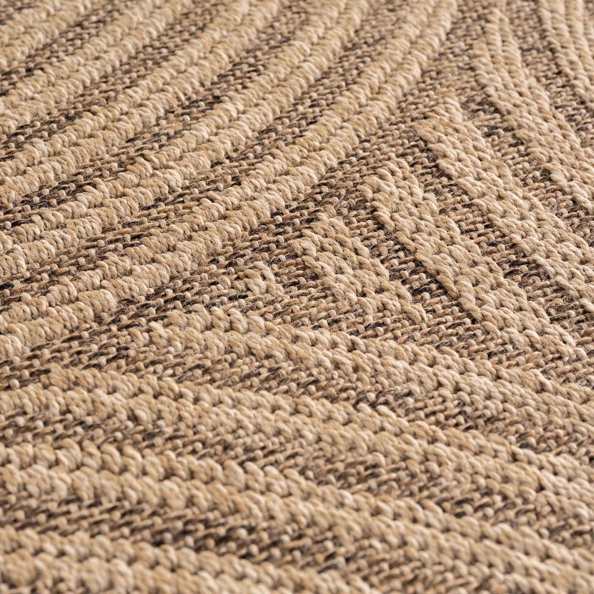 Ayyildiz Teppiche Outdoorteppich »TIMBER 1401«, rechteckig, 5 mm Höhe, Läufer, In und Outdoor, Jute Sisal Optik, Wohnzimmer, Aussenbereich