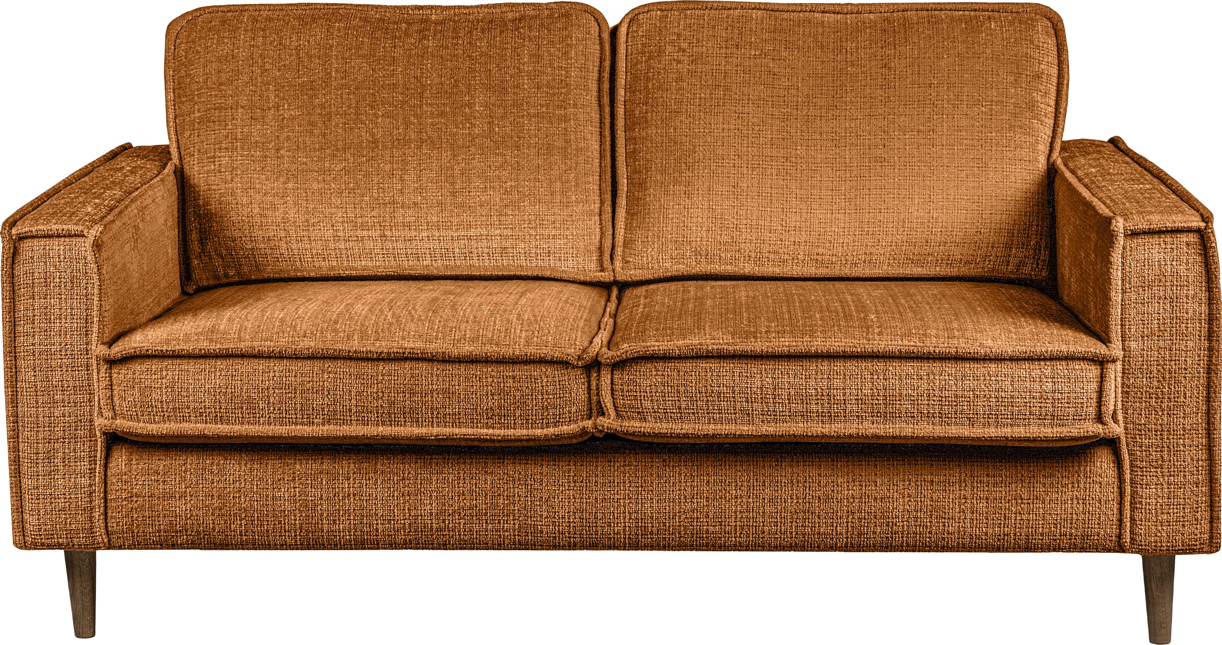 Home affaire 2-Sitzer "Pinto Skandi, 166 cm, Chenille, Struktur" mit Keder, günstig online kaufen