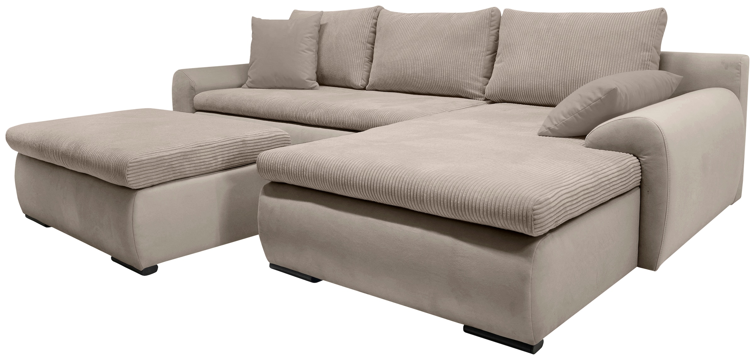 Home affaire Ecksofa »Win L-Form«, wahlweise mit Bettfunktion und Bettkasten