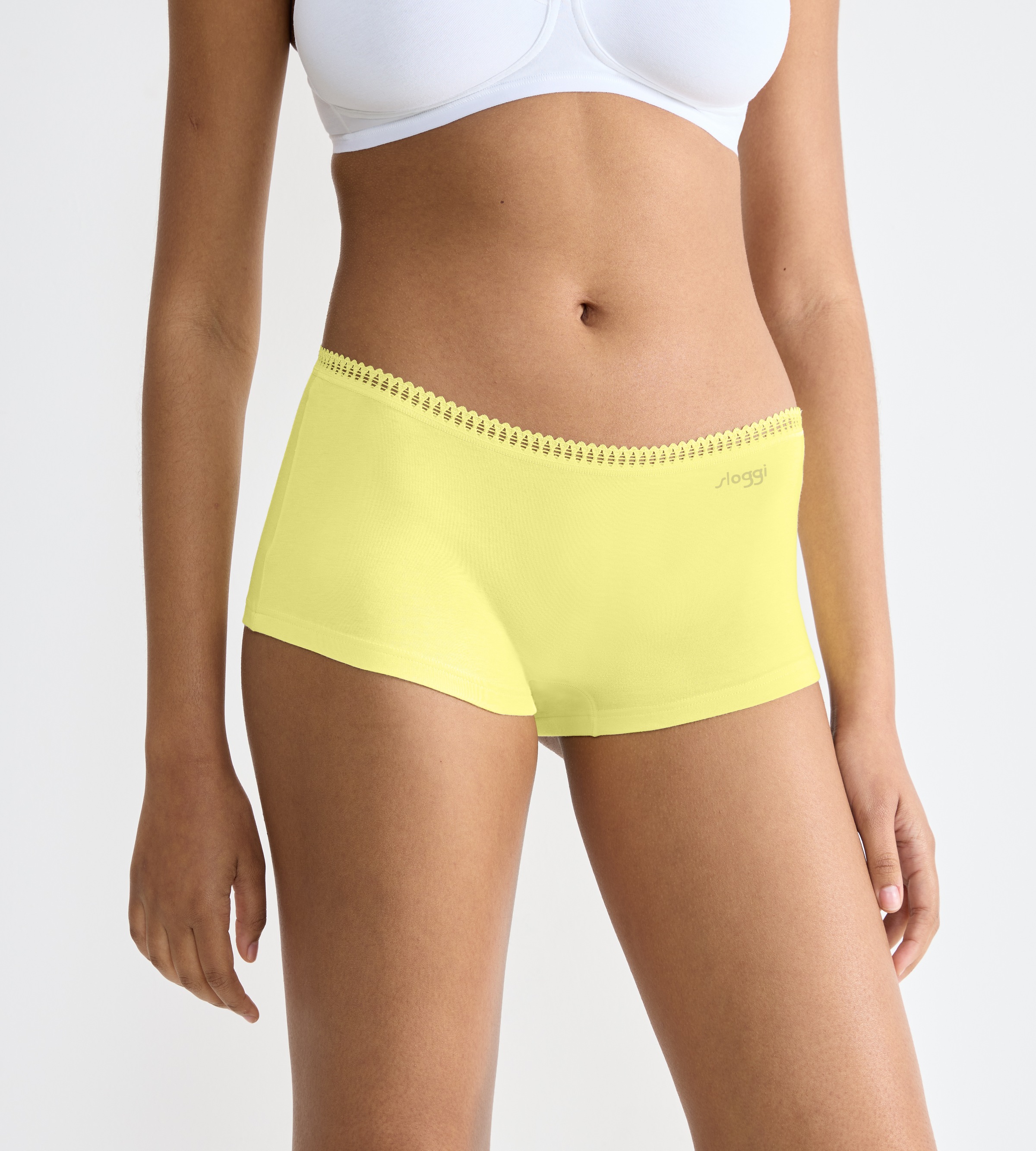 sloggi Retro Pants "GO Crush" 3er Pack, Spitzendetails, Multipack, Baumwoll günstig online kaufen