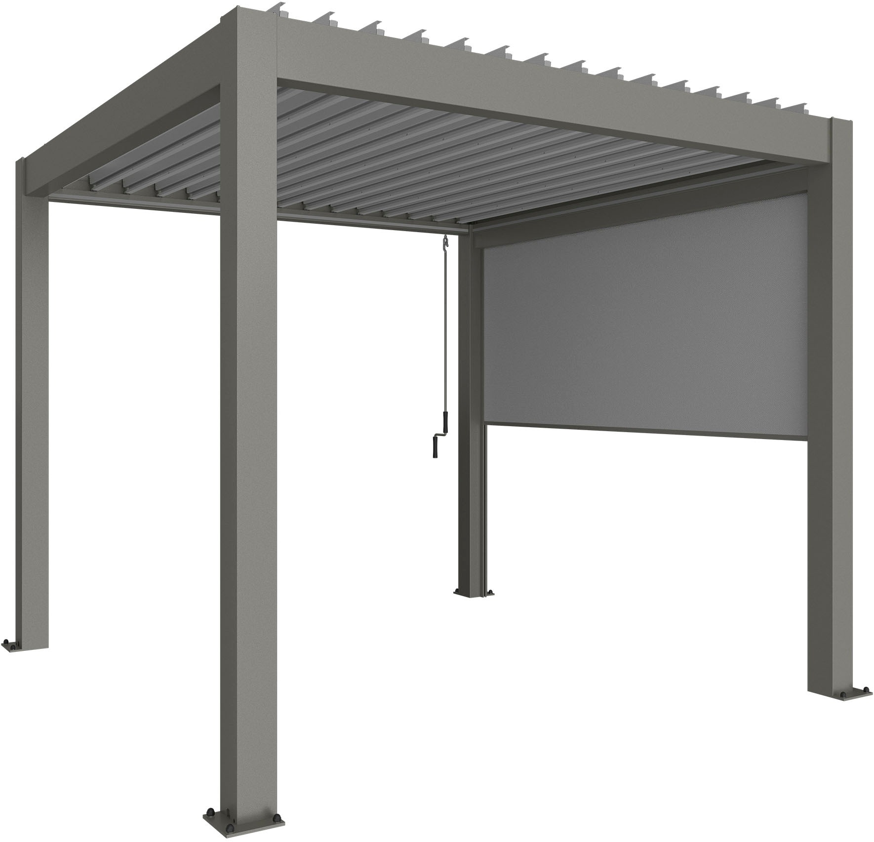 Biohort Pergola »3 x 3«, stilvoller Schattenspender für mehr Komfort im Freien