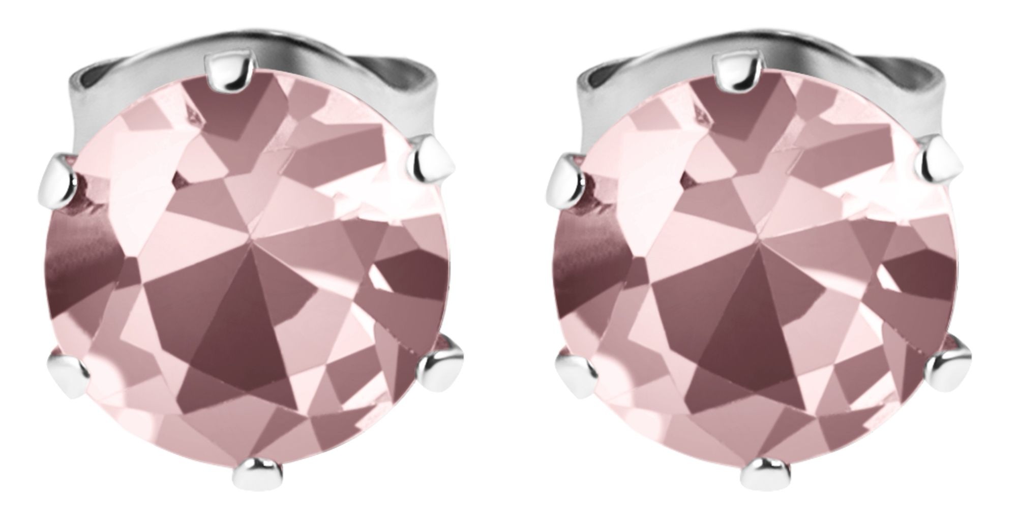 Adelia´s Paar Ohrhänger »Unisex Ohrringe – Ohrstecker aus Edelstahl mit Zirkonia« Ein kleines Geschenk mit großer Wirkung