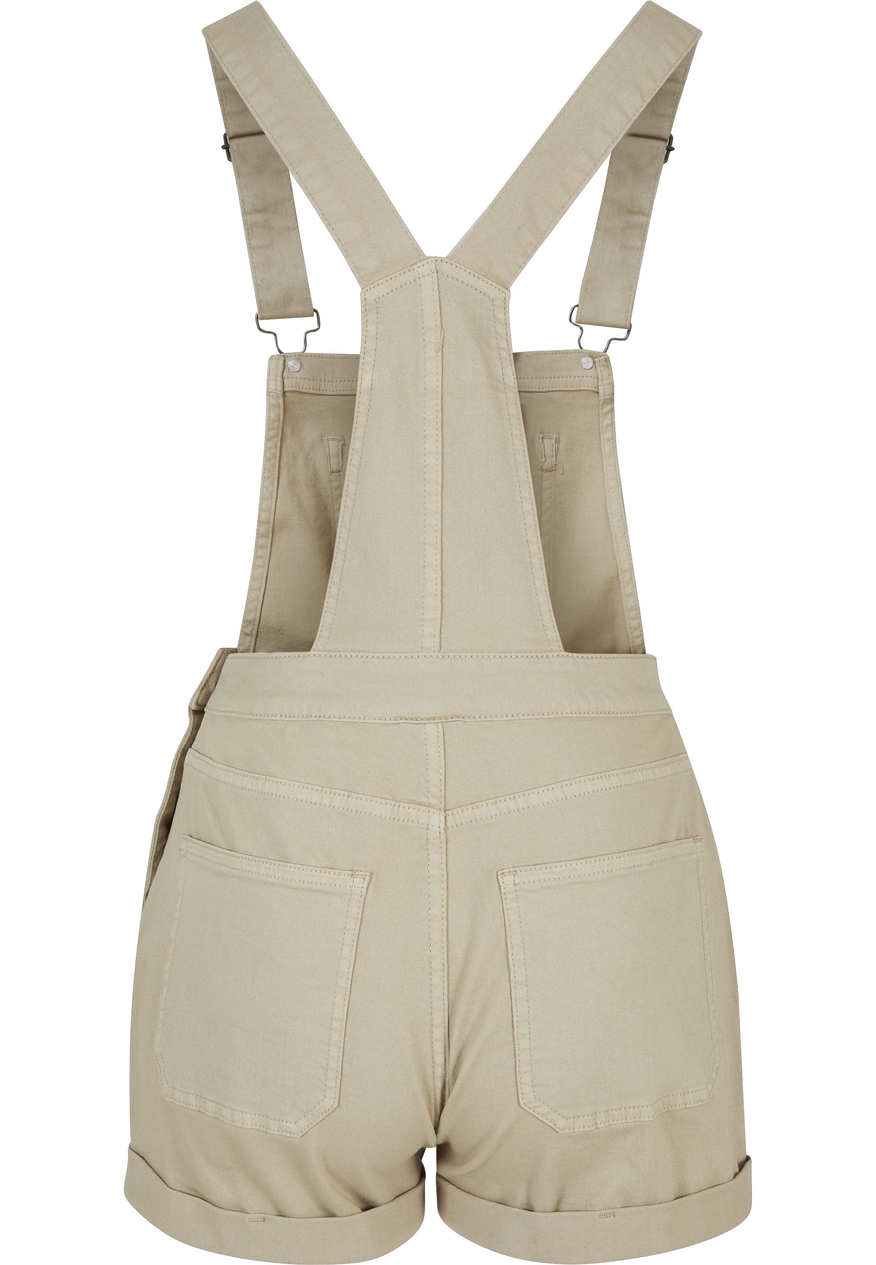 URBAN CLASSICS Jumpsuit »Urban Classics Damen Ladies Organic Short Dungaree« 1 Stk.