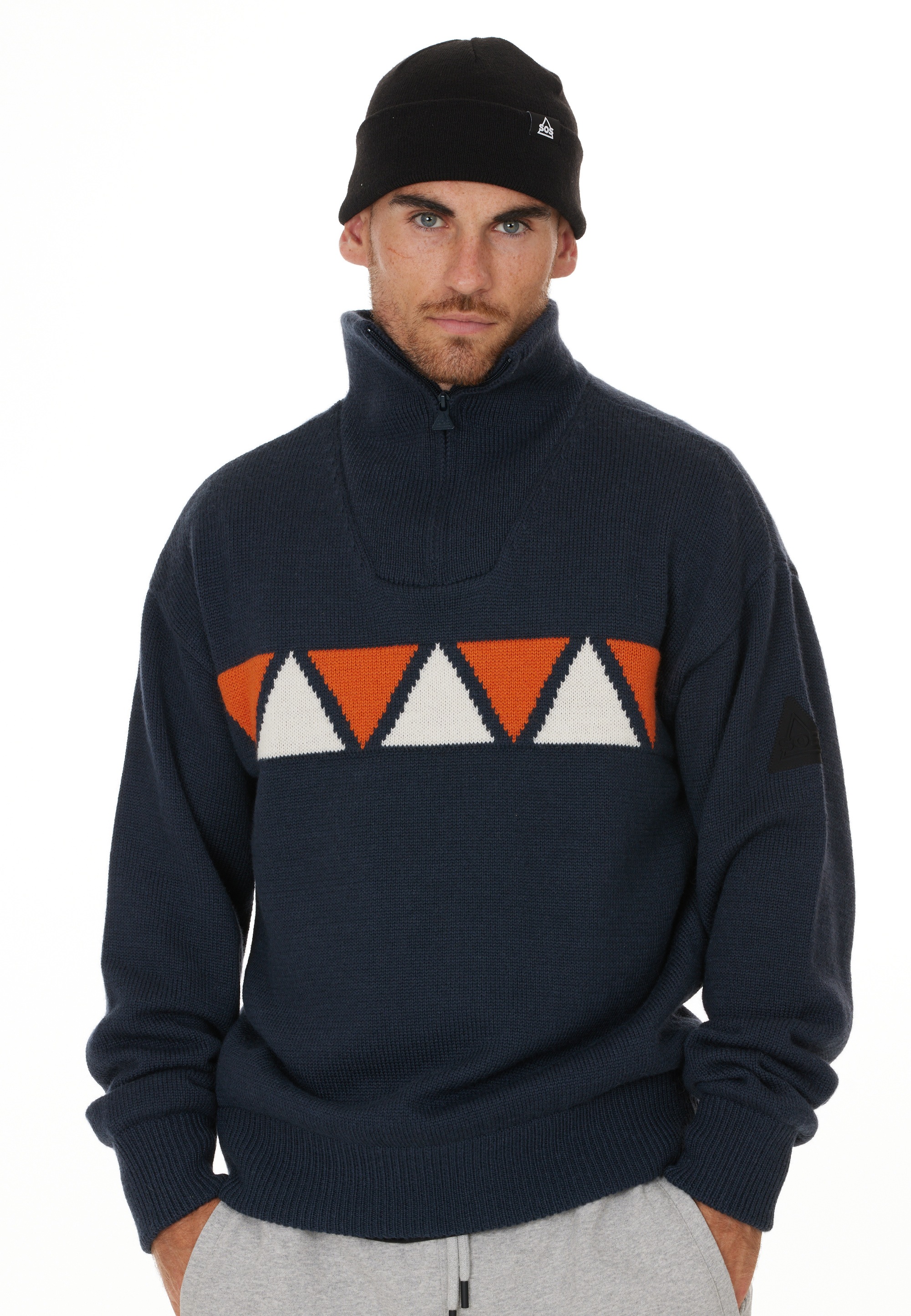 SOS Langarmshirt "Aboda" mit winddichter Innenschicht