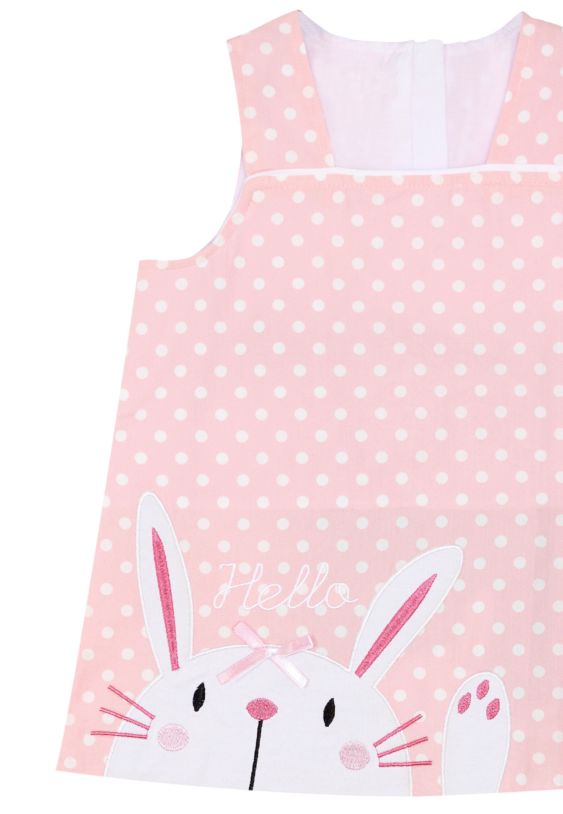 Denokids Hausanzug »Hello Rabbit«, (2 tlg.), mit Hasen Applikation