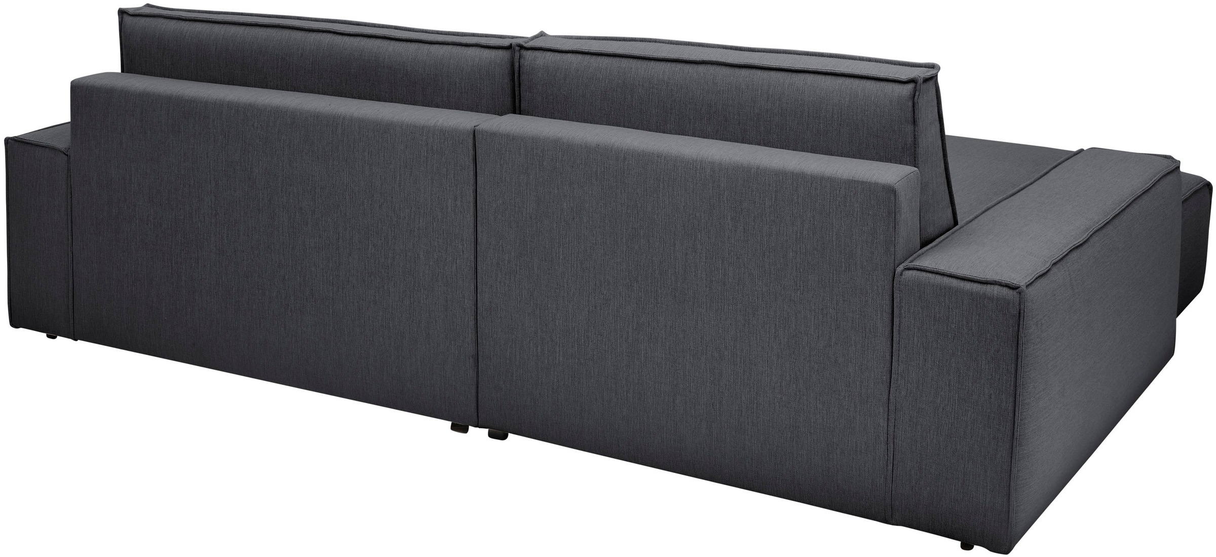 Home affaire Ecksofa »NEU: SHERWOODL XXL 284, Big-Sofa L-Form, tiefe Sitzfläche 95 cm, Cord,«, Leinenoptik, Recamiere rechts/links, auch als Schlafsofa stellbar