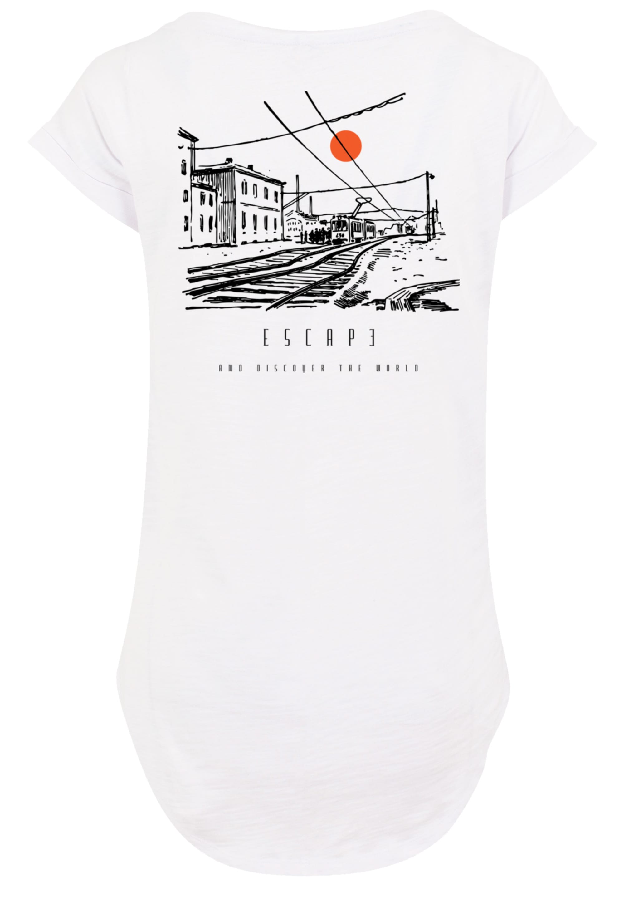 F4NT4STIC T-Shirt »Escape Discover the World Town Train Station«, Premium Qualität, ESCAPE Collection