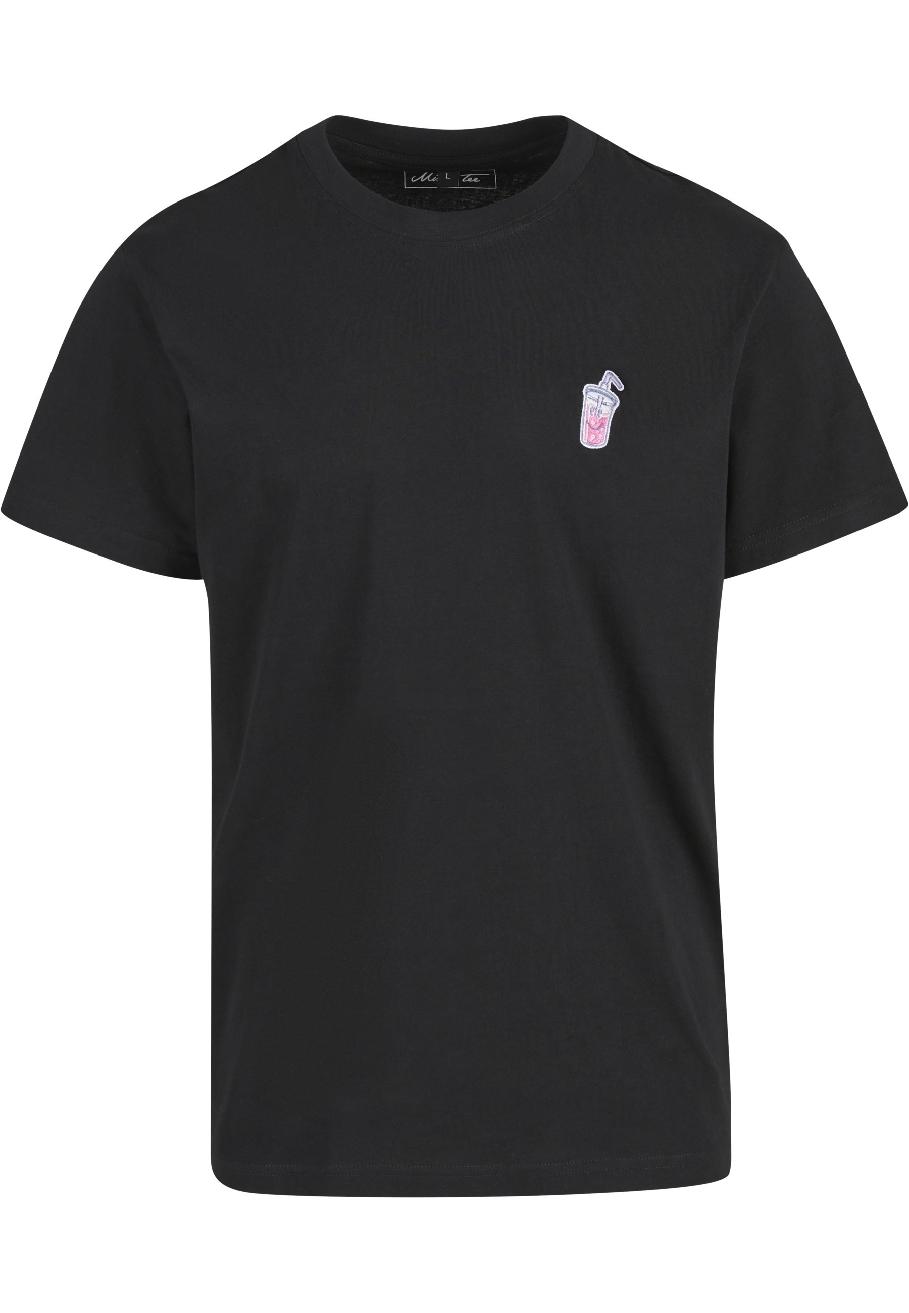 MisterTee T-Shirt "MisterTee Herren Good Vibes Drink Tee EMB" 1 Stk.