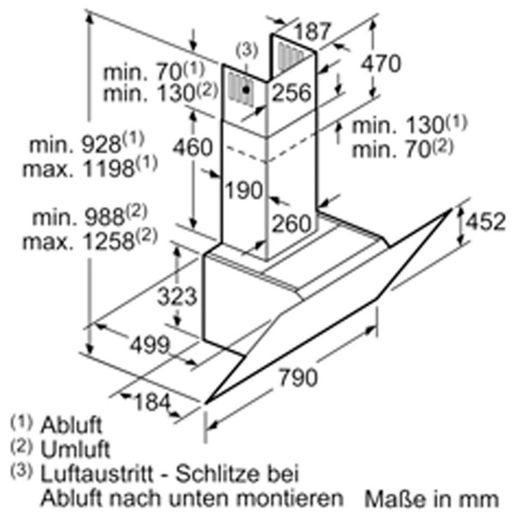 SIEMENS Kopffreihaube »LC87KIM60«, Serie iQ300