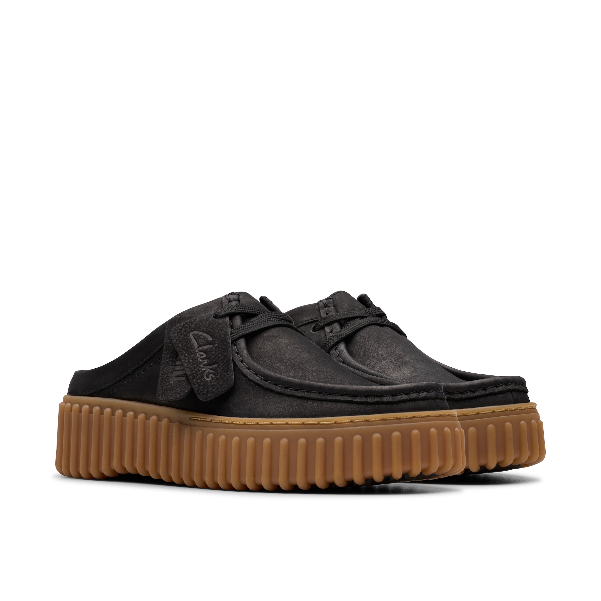 Clarks Clog "Torhill Mule", Plateausandale, Mules mit Plateausohle und Zier günstig online kaufen