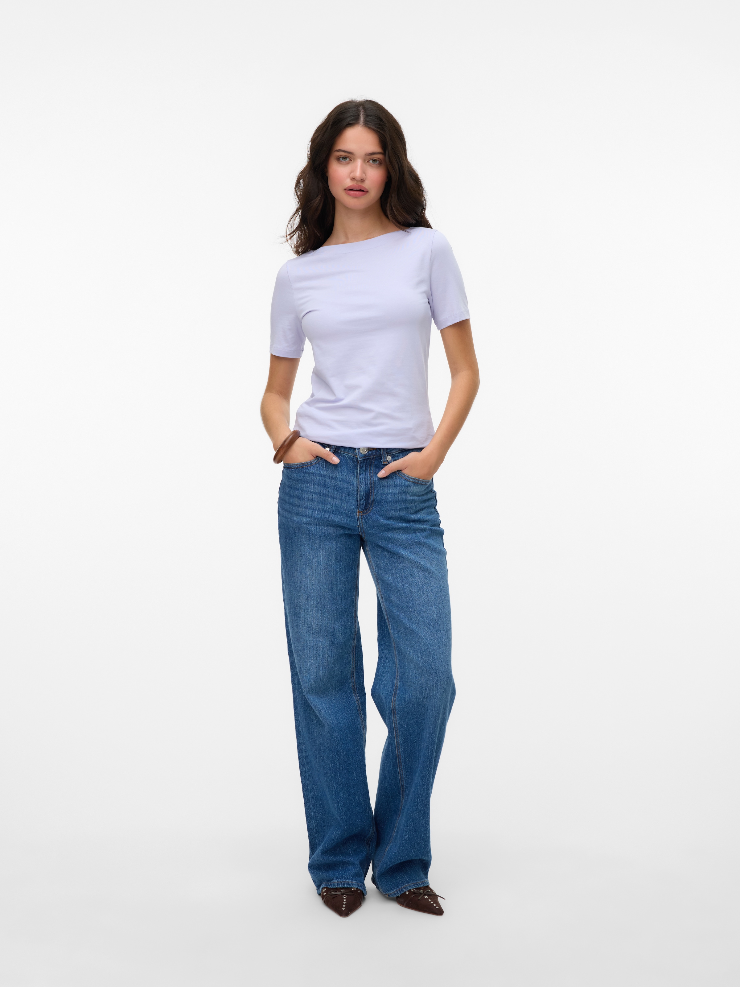 Vero Moda Kurzarmshirt »VMPANDA MODAL S/S TOP NOOS«