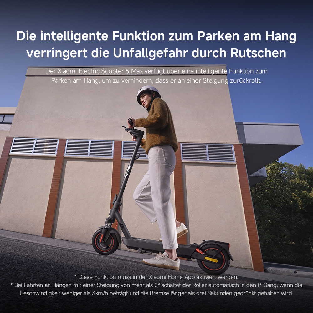 Xiaomi E-Scooter »Electric Scooter 5 Max«, Electric Scooter, mit Straßenzulassung, bis zu 60 km Reichweite