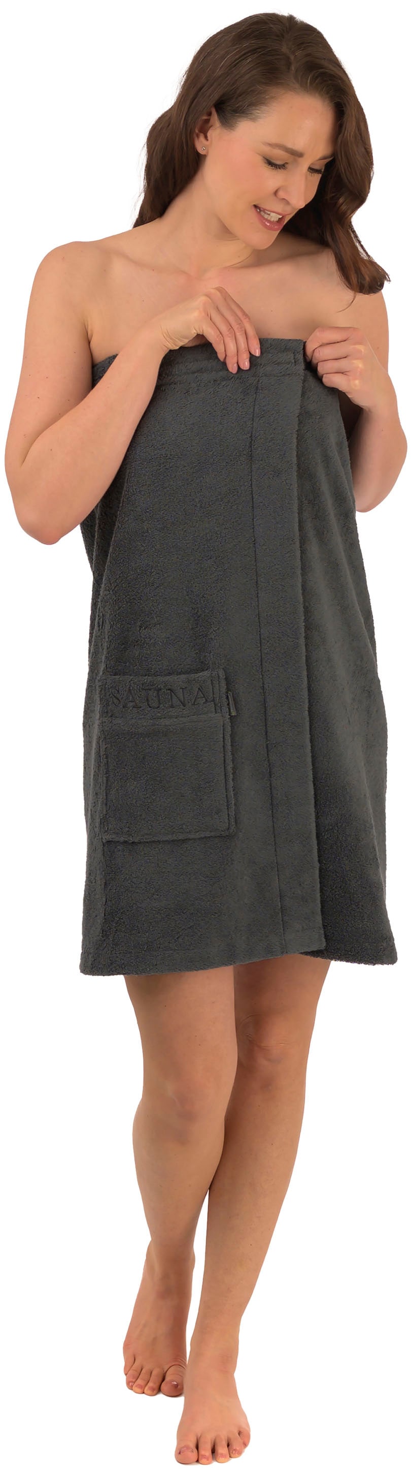 Wewo fashion Kilt "9539T, ideal für Sauna & Spa, Hotelbademantel, Morgenman günstig online kaufen