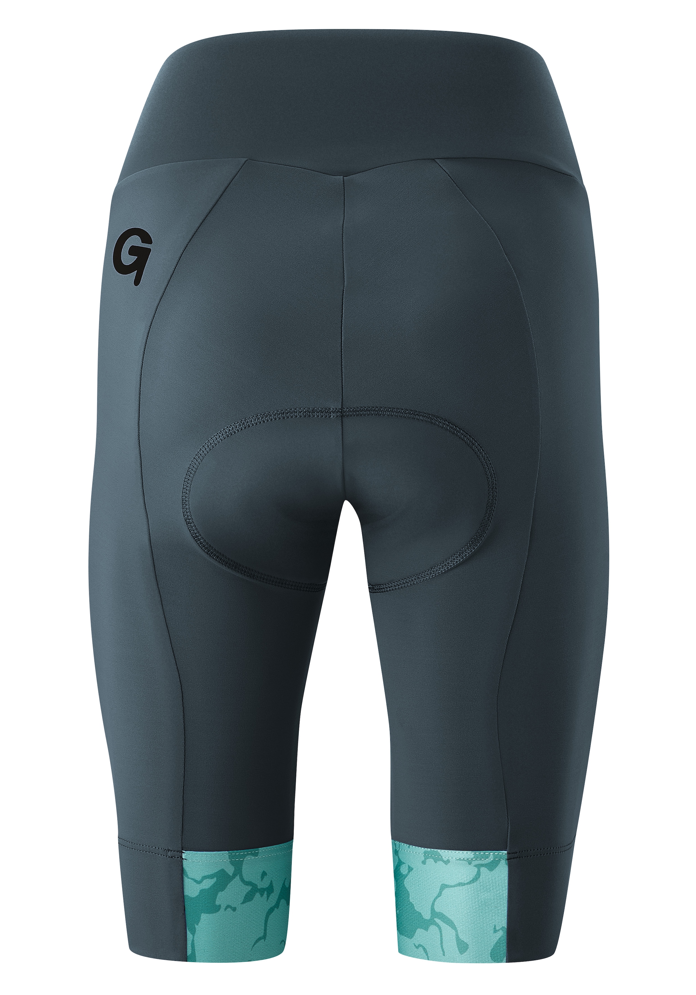 Gonso Fahrradhose »Essential Shorts Kit W«, Damen Radhose mit Sitzpolster, Radlerhose mit Komfortbund, Tight Fit