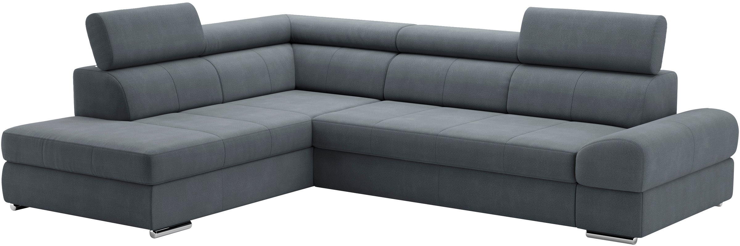 sit&more Ecksofa »Broadway L-Form«, mit verstellbaren Kopfteilen, wahlweise mit Bettfunktion
