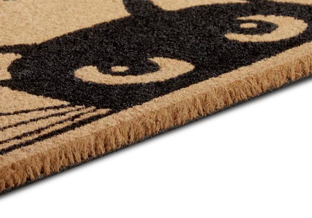 Black Friday HANSE Home Fußmatte »Kokos Watching Cat«, rechteckig, Kokos,  Schmutzfangmatte, Outdoor, Rutschfest, Innen, Kokosmatte, Flur | BAUR