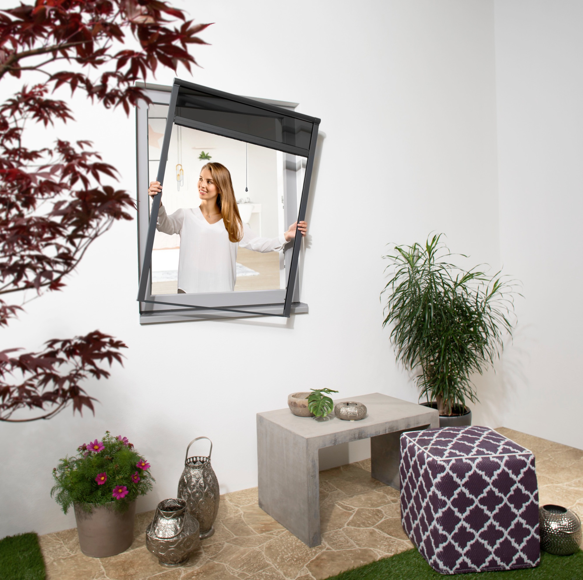 Windhager transparent Insektenschutz BxH: 100x160 cm günstig online kaufen