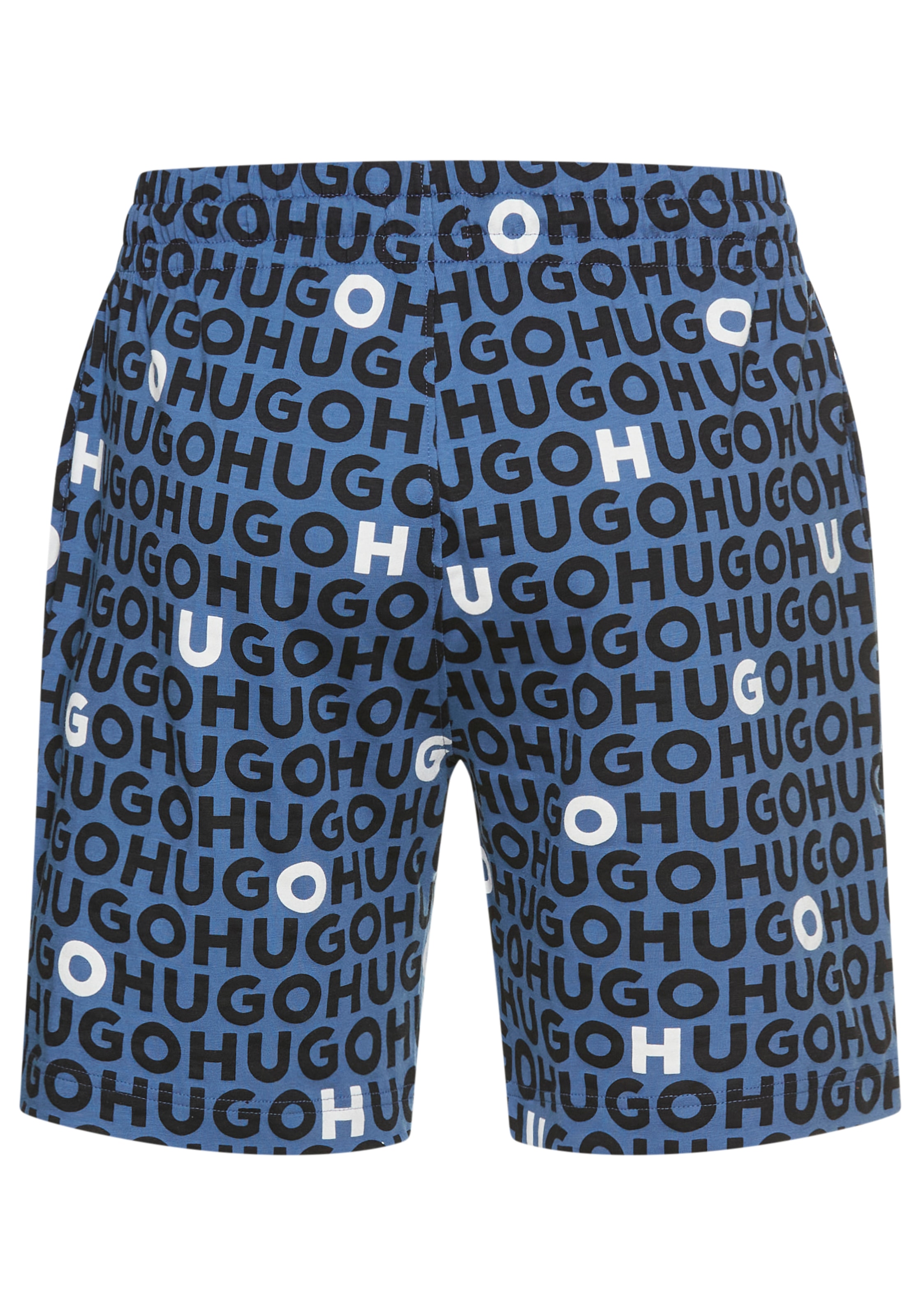HUGO Underwear Schlafshorts »TORTUGA«, Allover Print, Straight, elastischer Bund